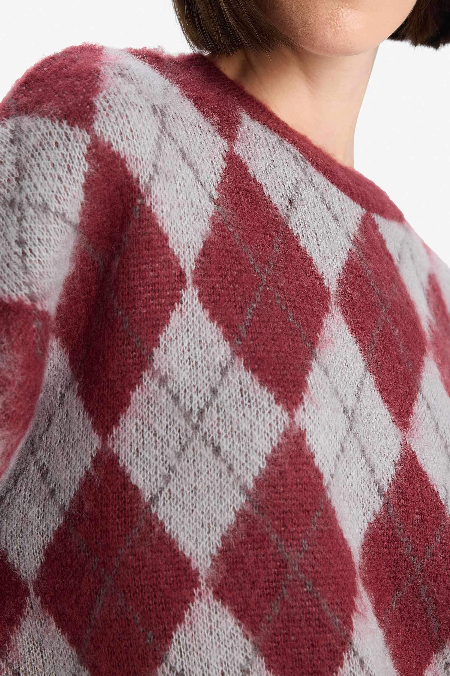 Relax Fit Crew Neck Knitwear Pullover