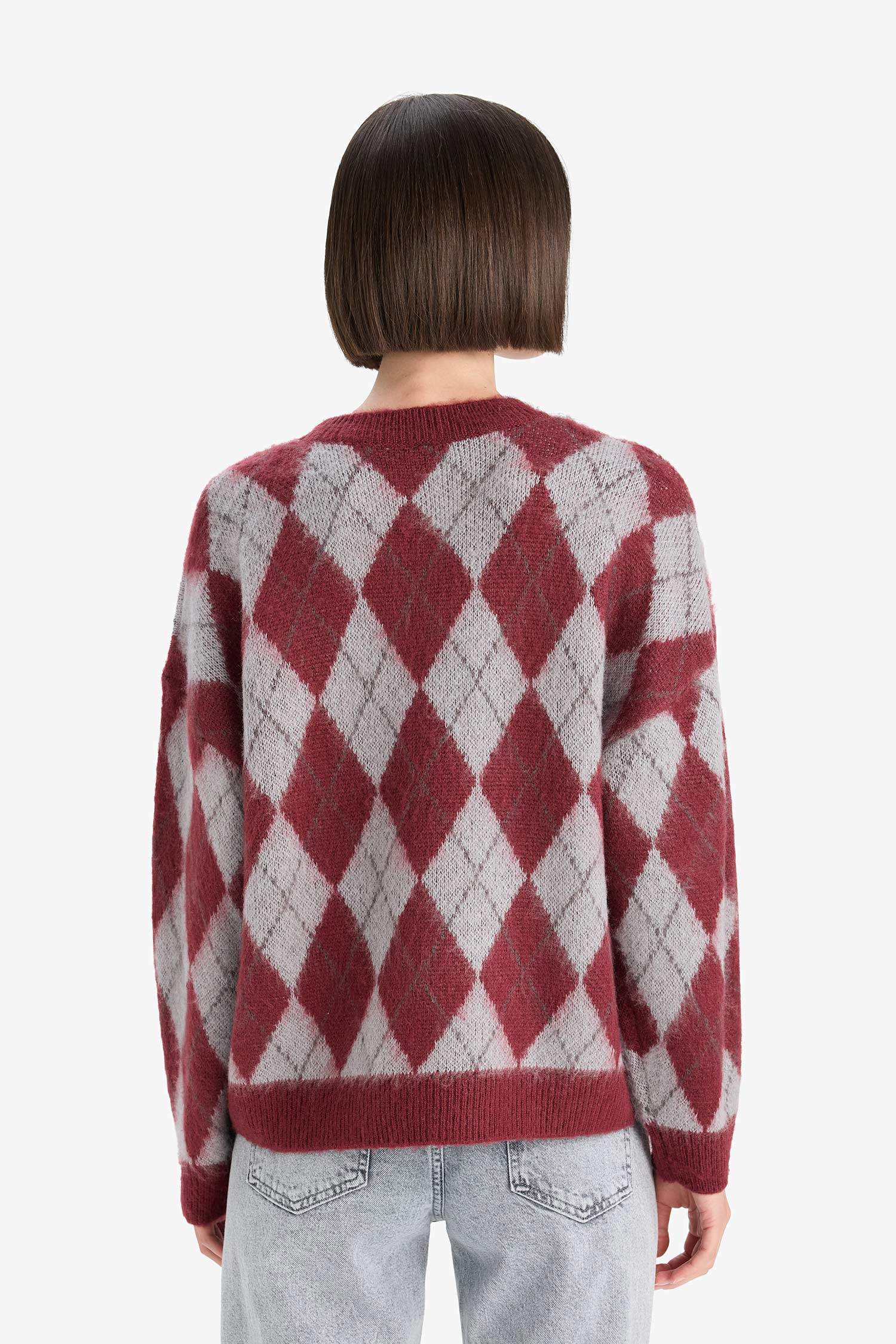 Relax Fit Crew Neck Knitwear Pullover