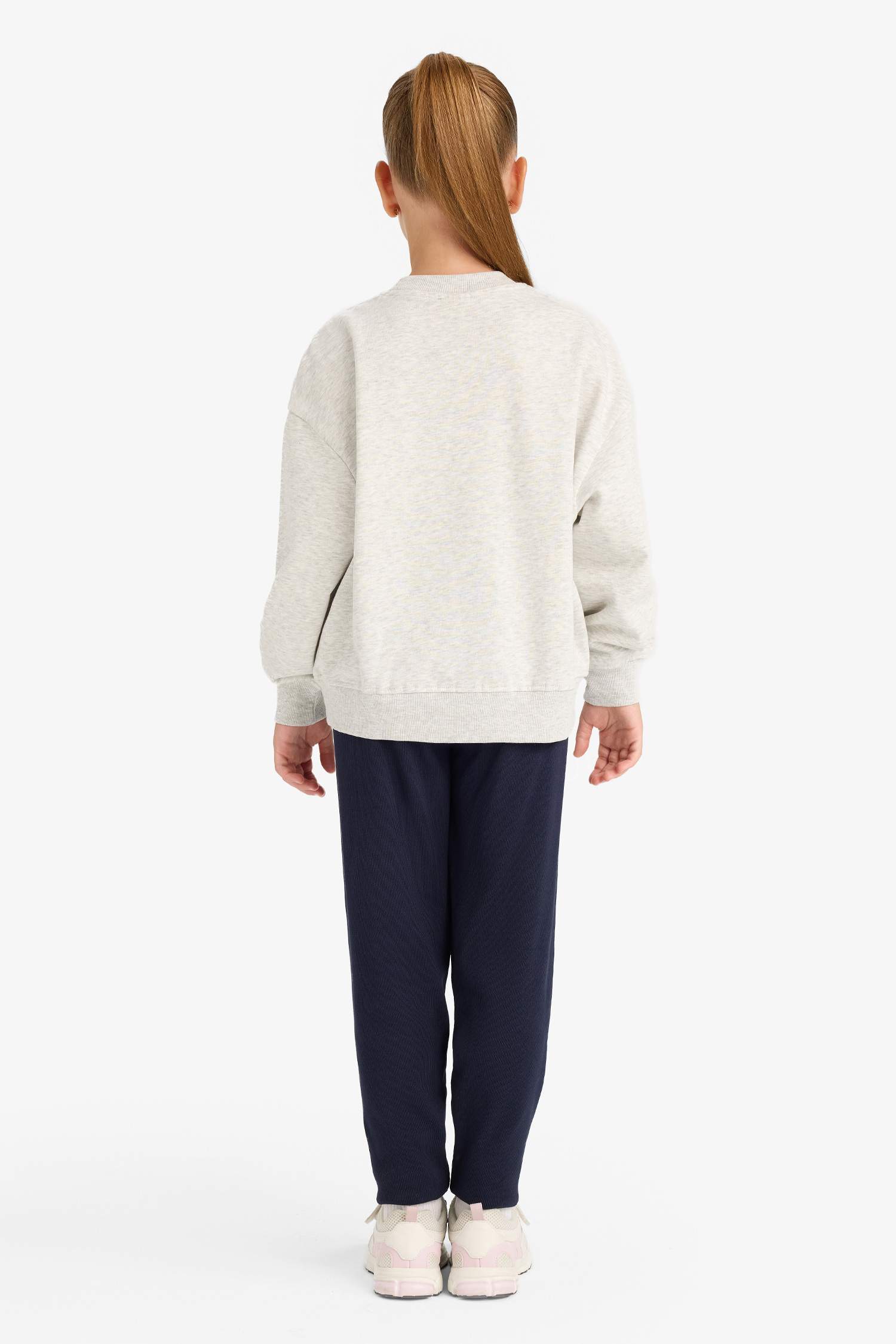 Girl Printed Sweatshirt and Trousers 2 Piece Set