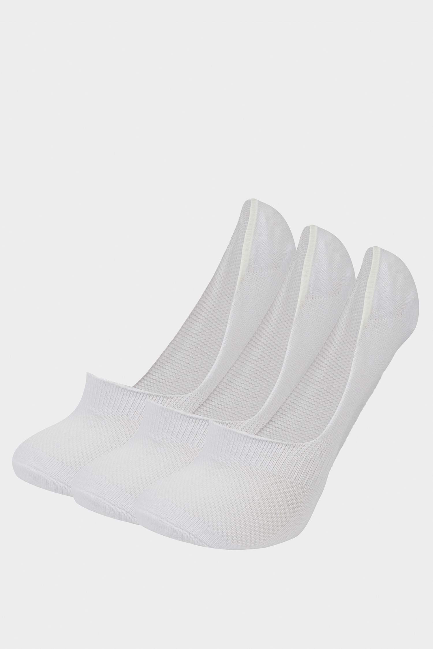 Kadın Görünmez 3'lü Pamuklu Babet Çorap