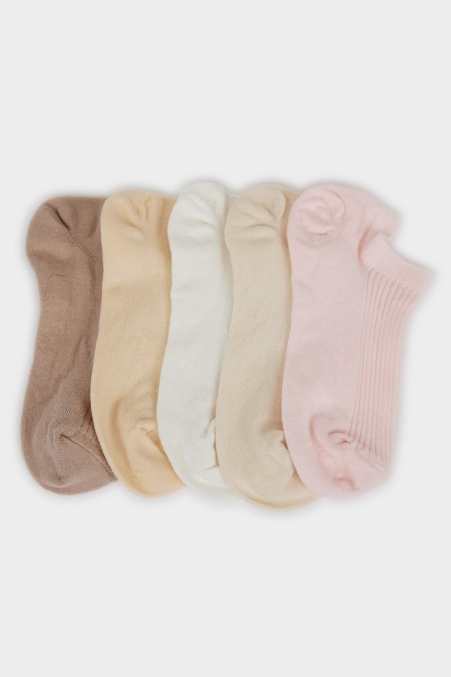 Lot de 5 paires de Chaussettes courtes en coton pour femme