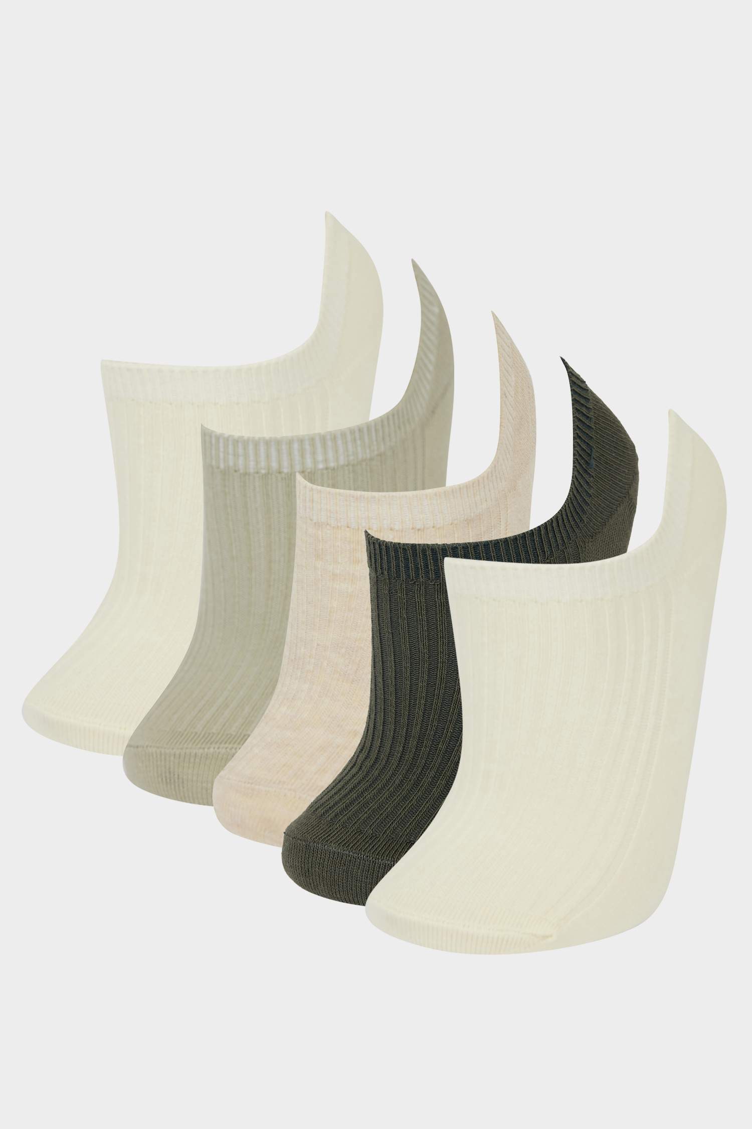 Kadın 5'li Pamuklu Sneaker Çorap