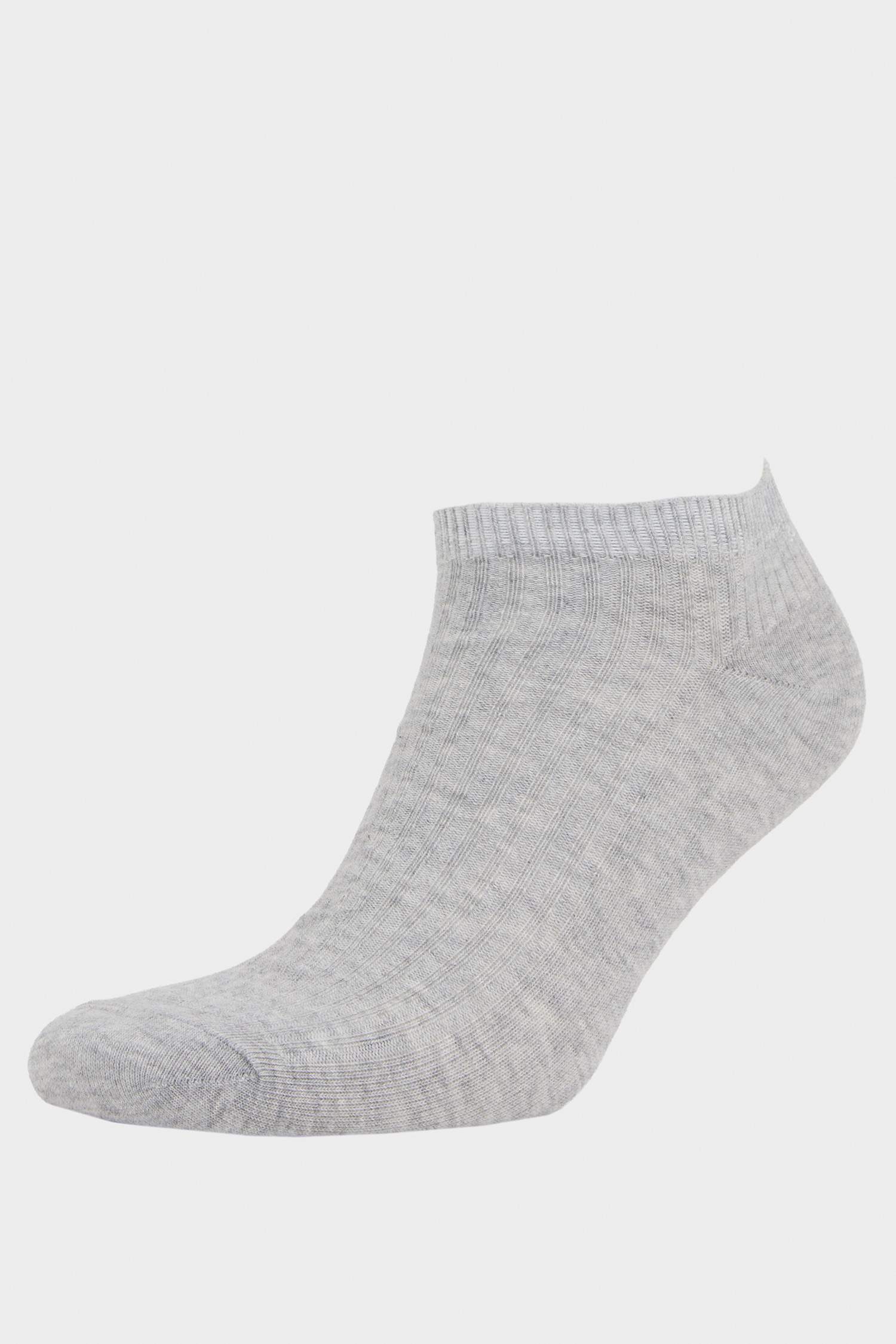 Kadın Rahat Lastikli 5'li Pamuklu Patik Çorap