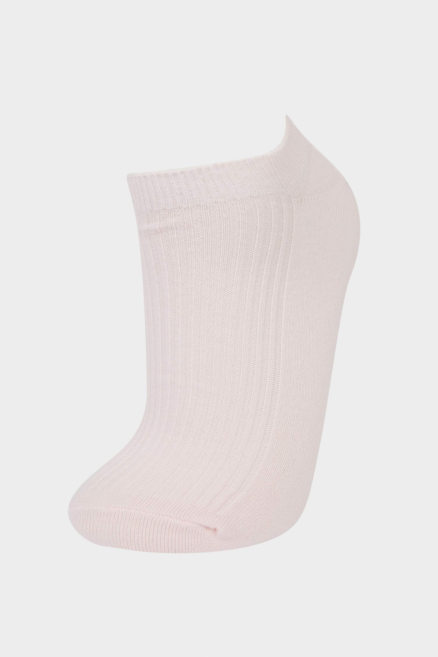 Kadın Rahat Lastikli 5'li Pamuklu Patik Çorap