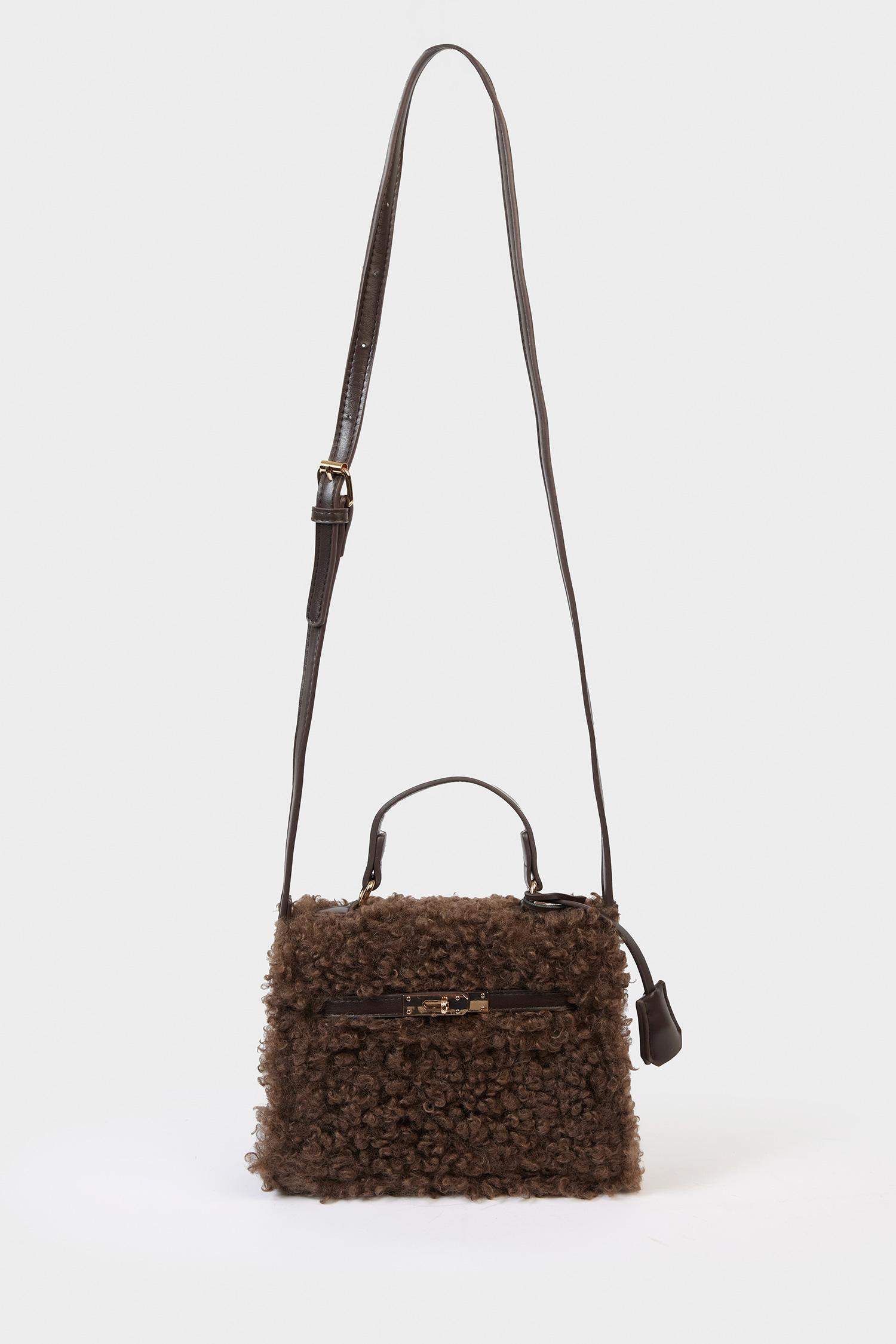 Kadın Pelüş El Çantası