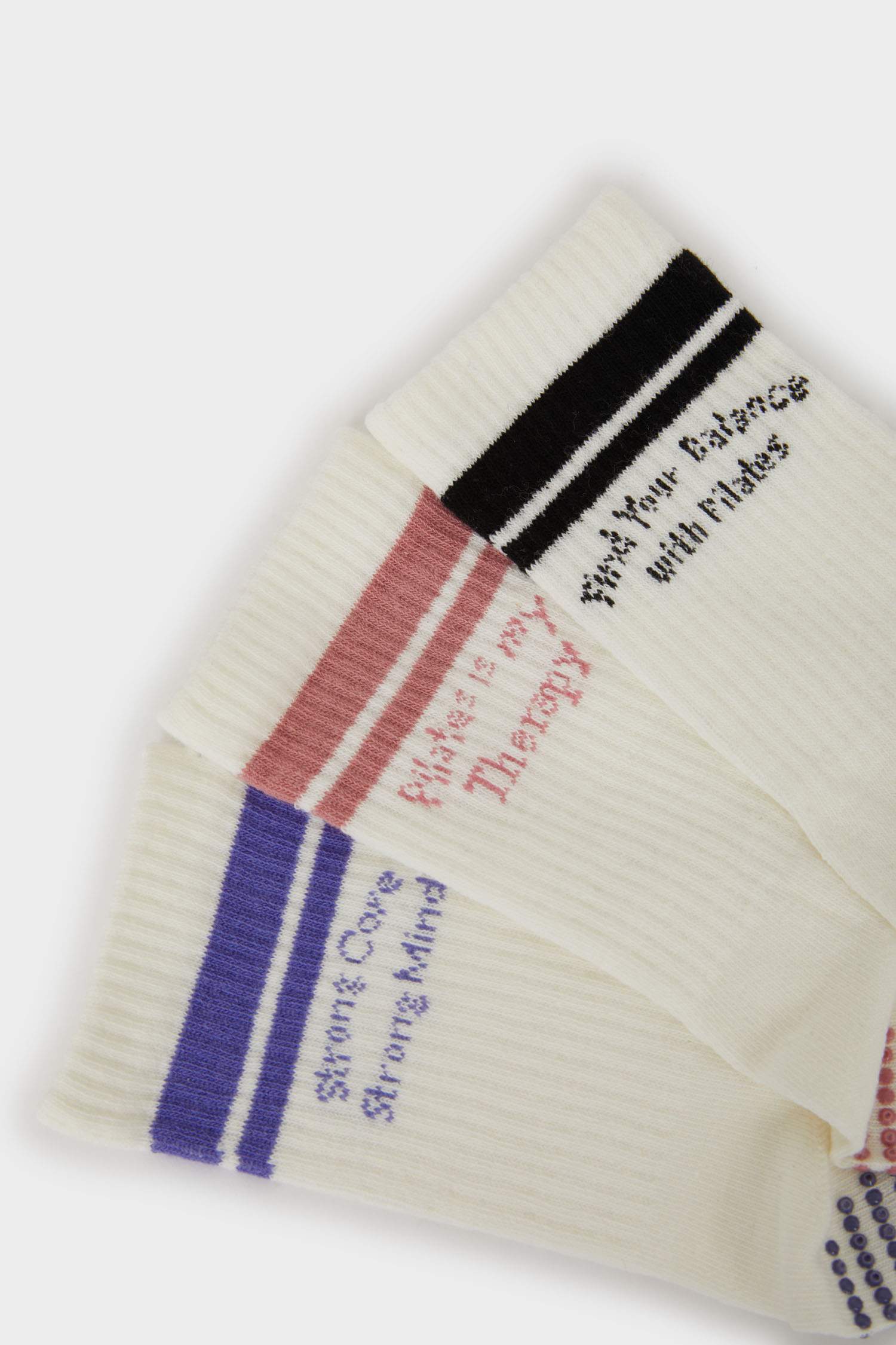 Lot de 3 Chaussettes longues en coton pour femme