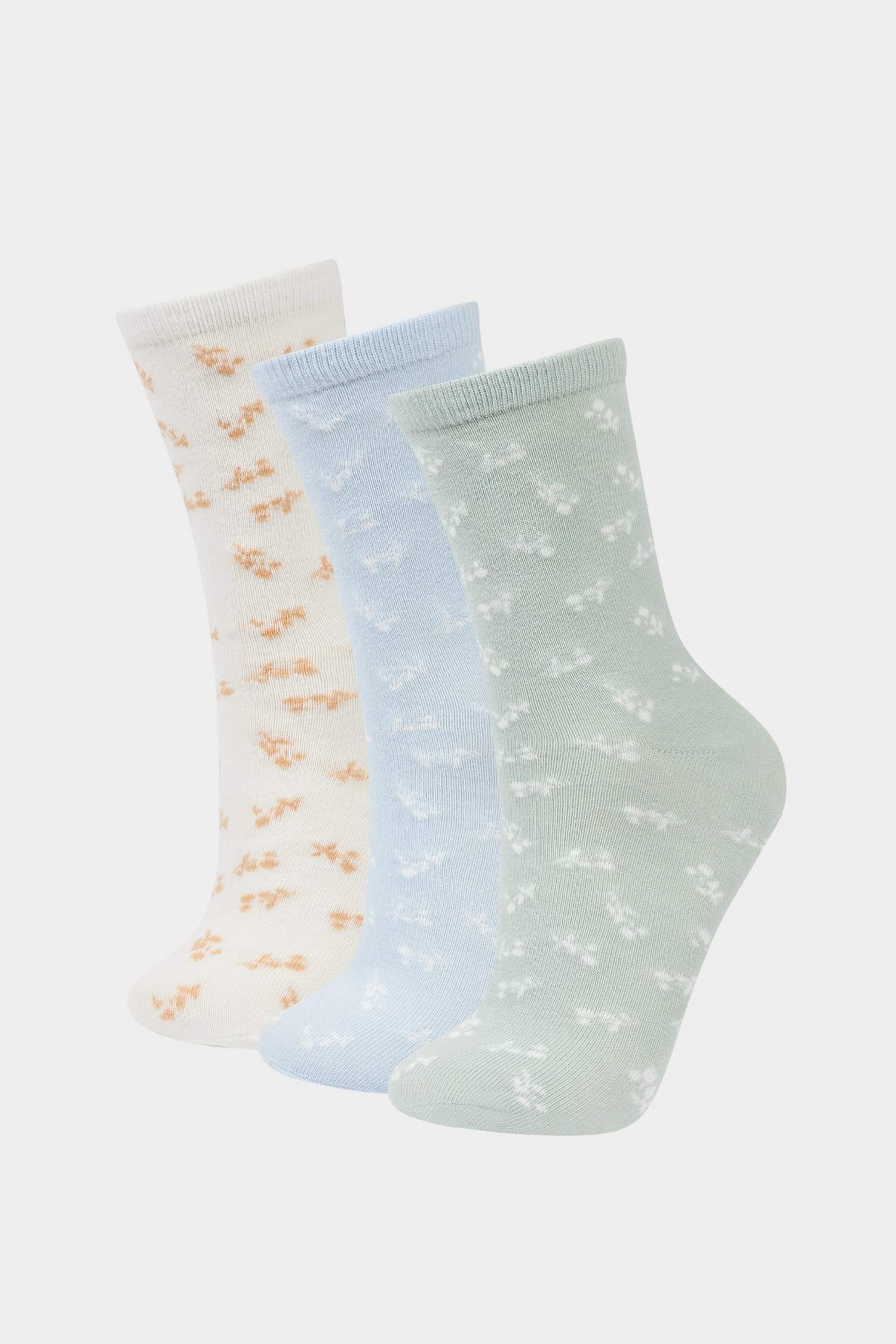 Lot de 3 Chaussettes longues en coton pour femme