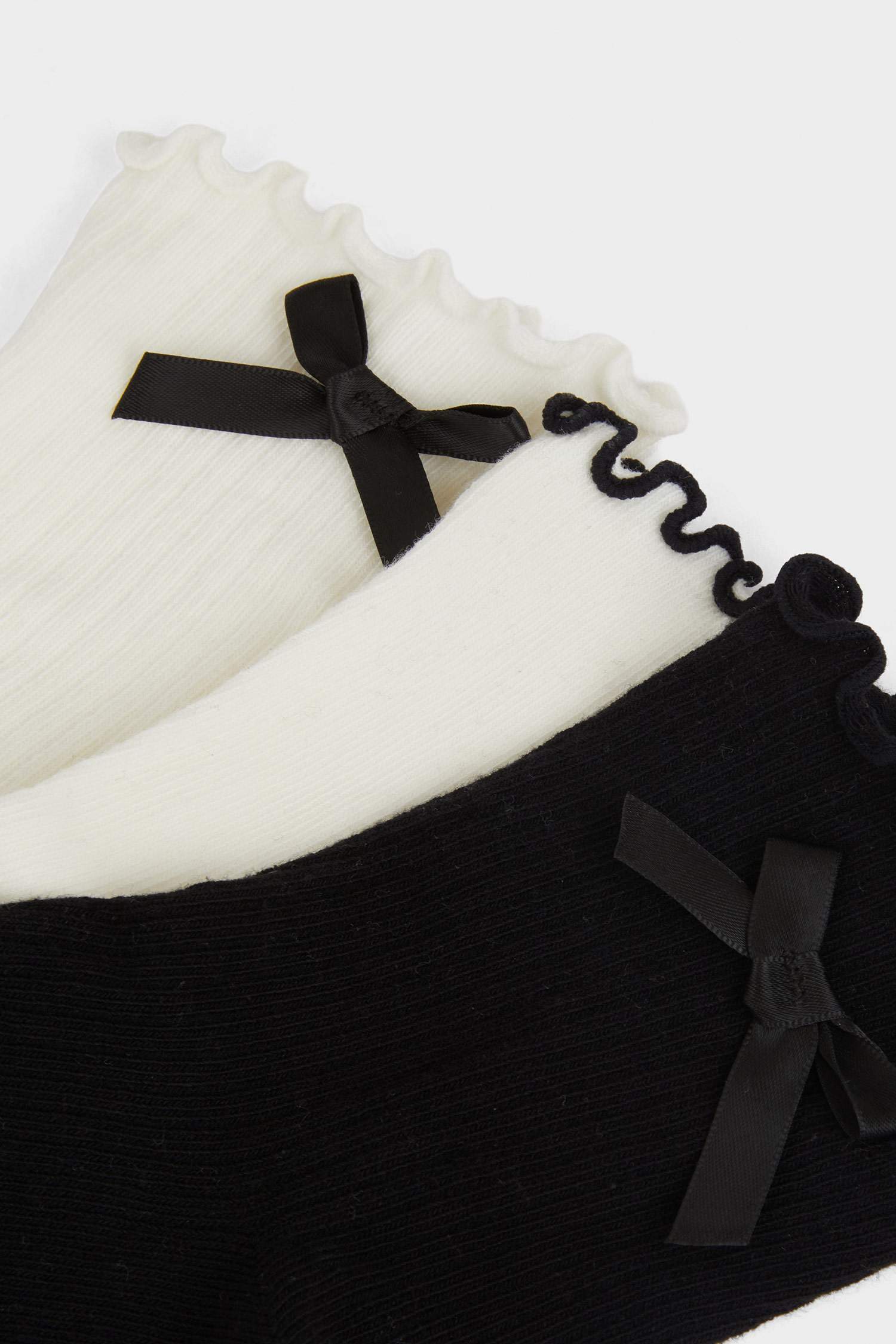 Kadın Kurdele 3'lü Pamuklu Soket Çorap