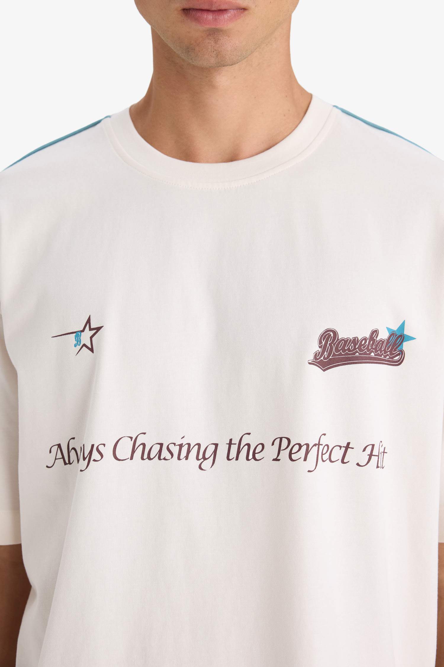 Boxy Fit Crew Neck Short Sleeve T-Shirt