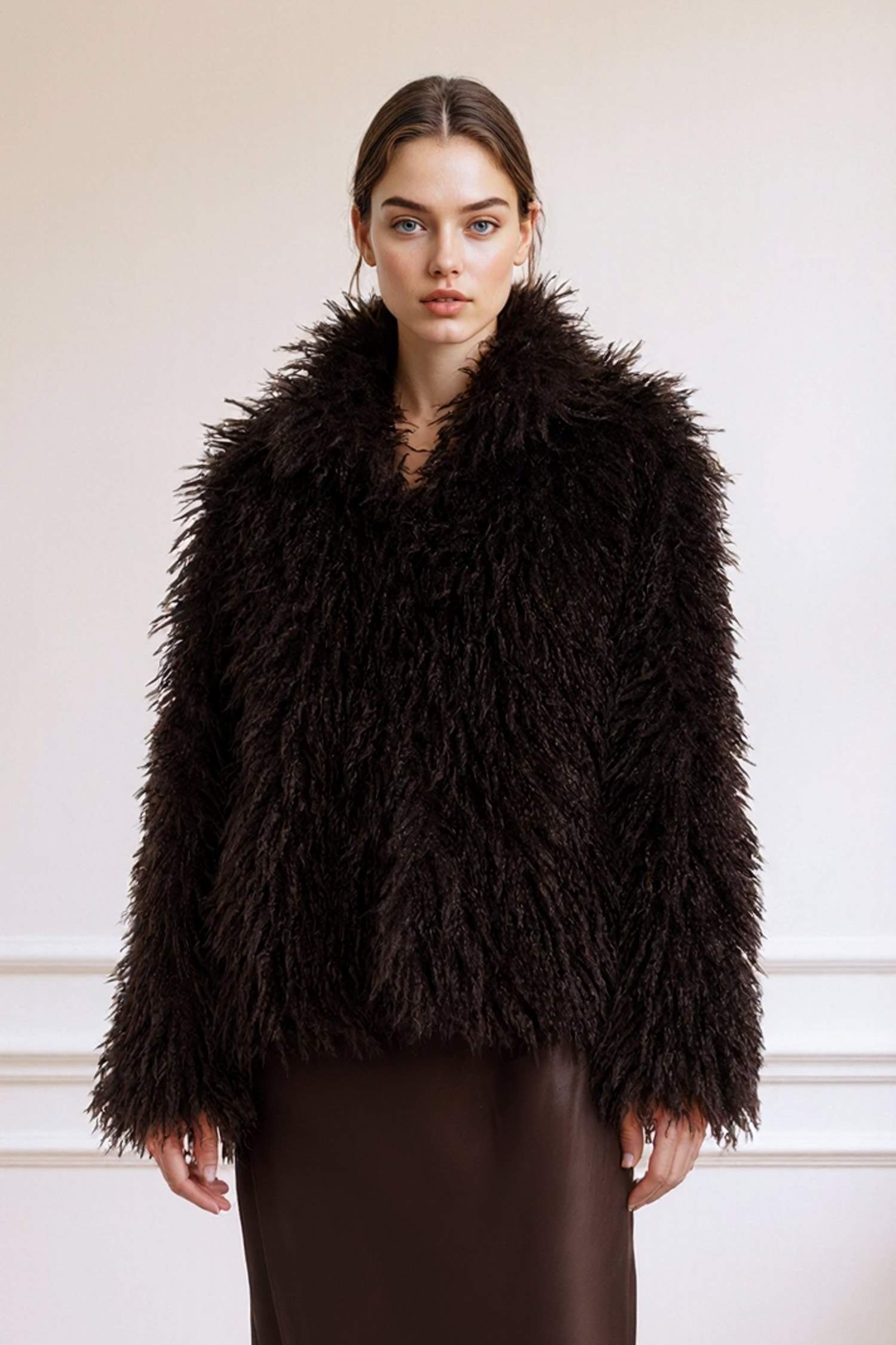 Regular Fit Suni Kürk 