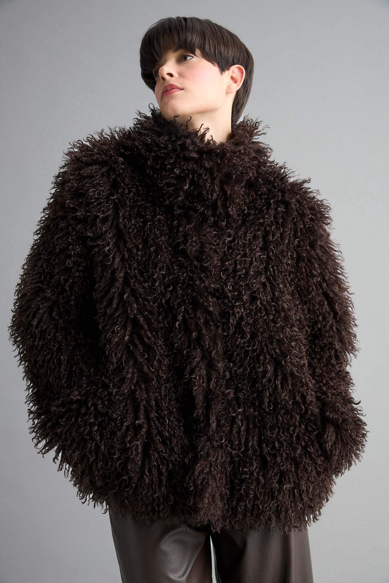 Regular Fit Suni Kürk 