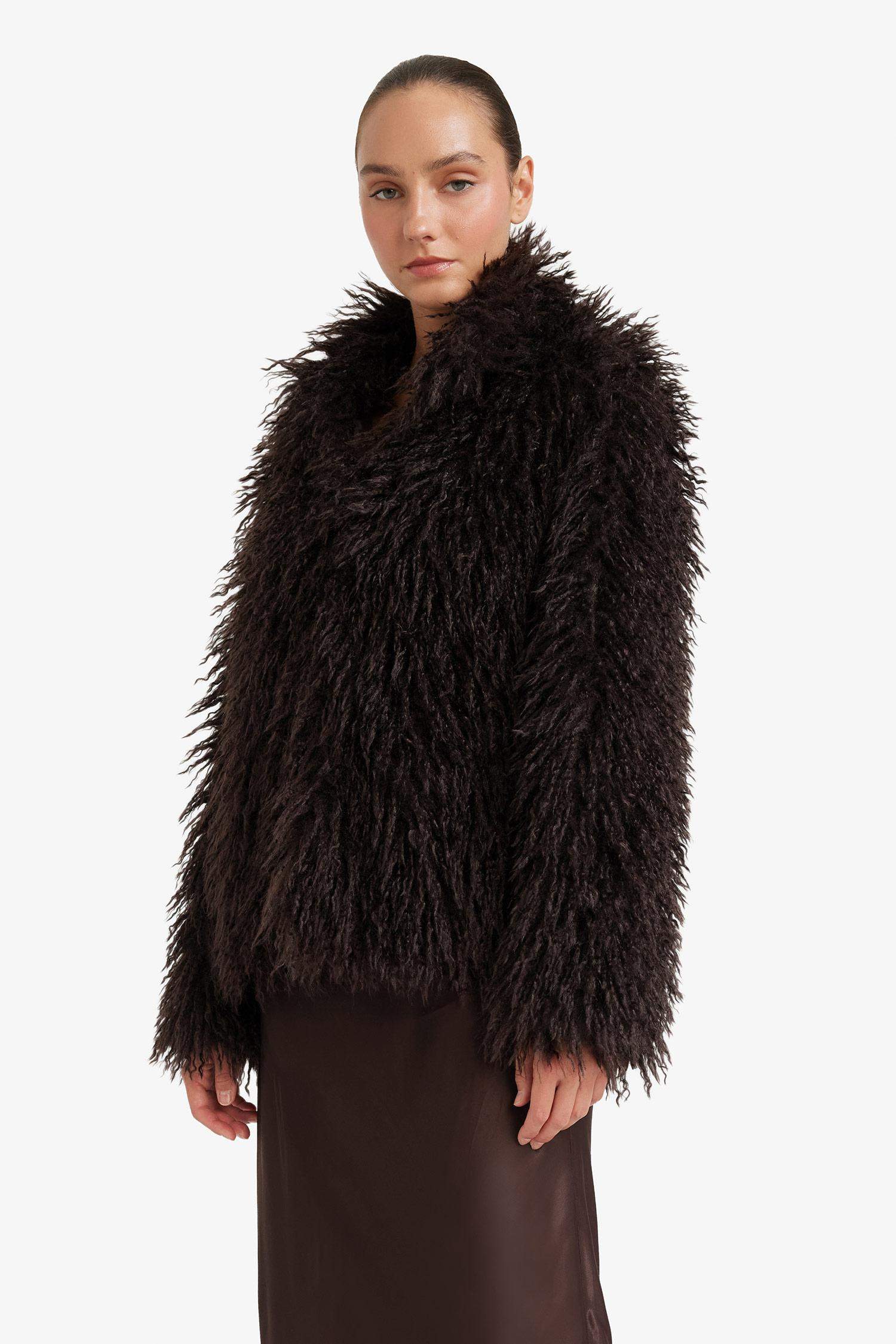 Regular Fit Suni Kürk 