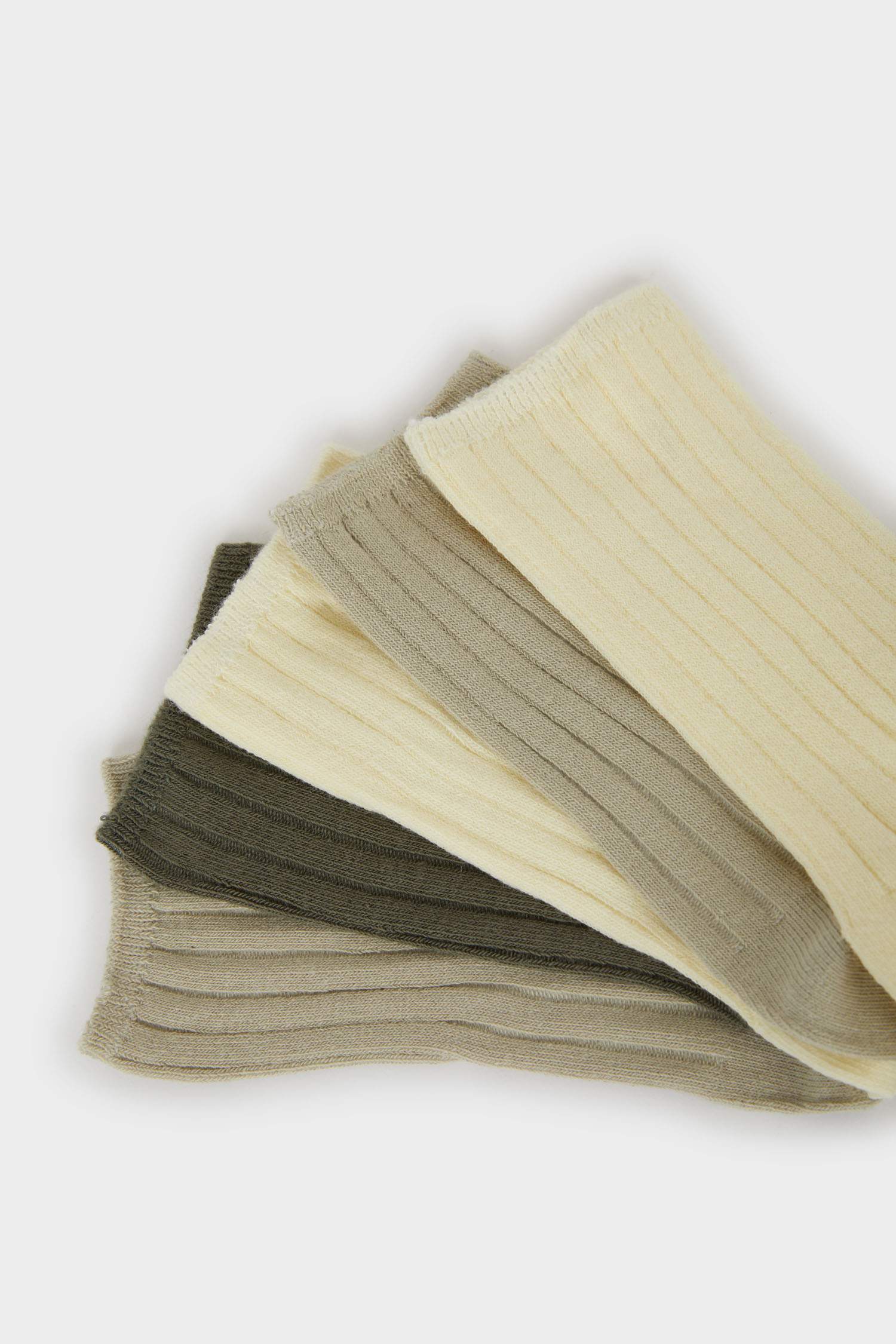 Kadın 5'li Pamuklu Uzun Çorap