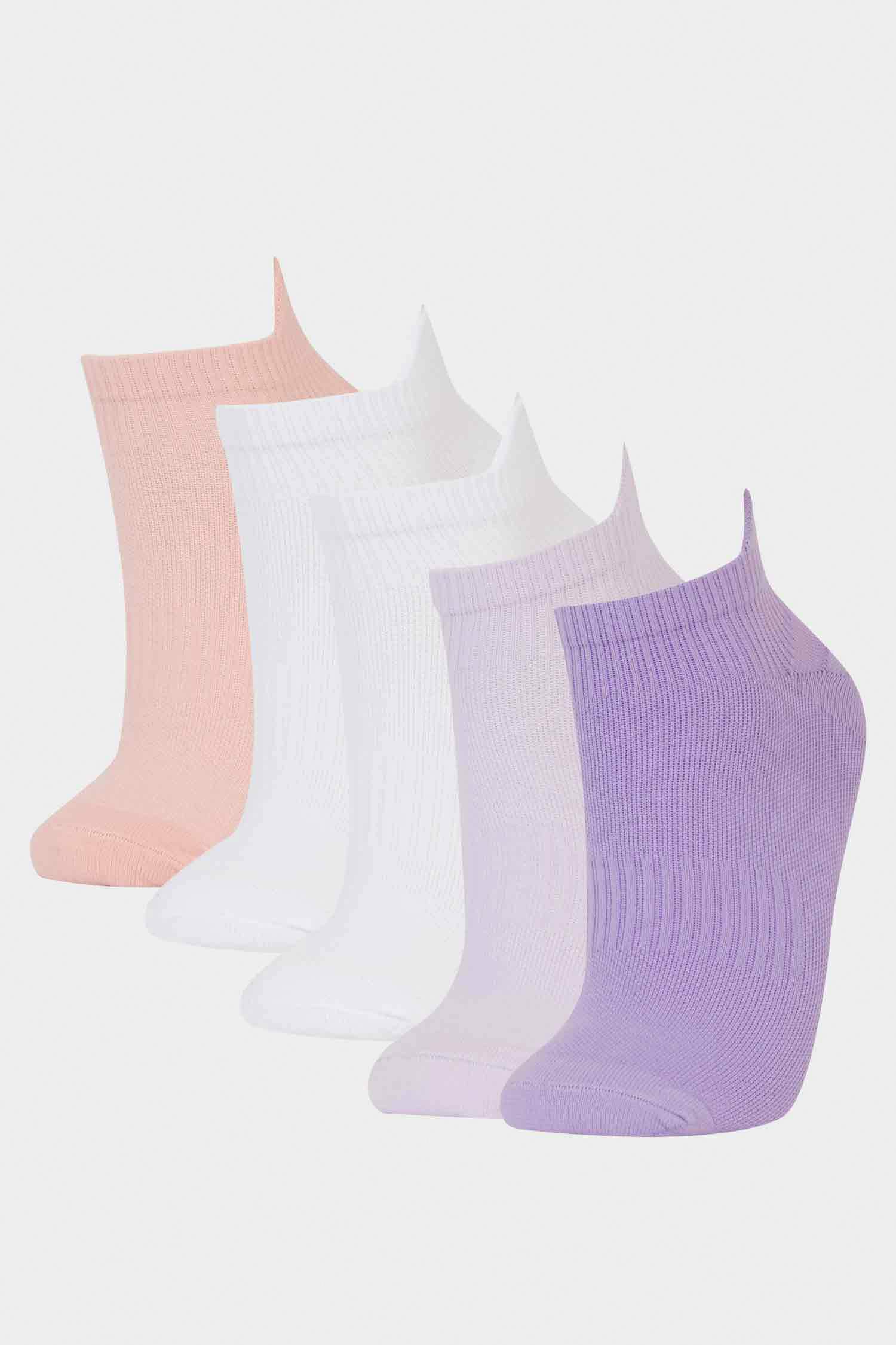 Lot de 5 Chaussettes en coton pour femme