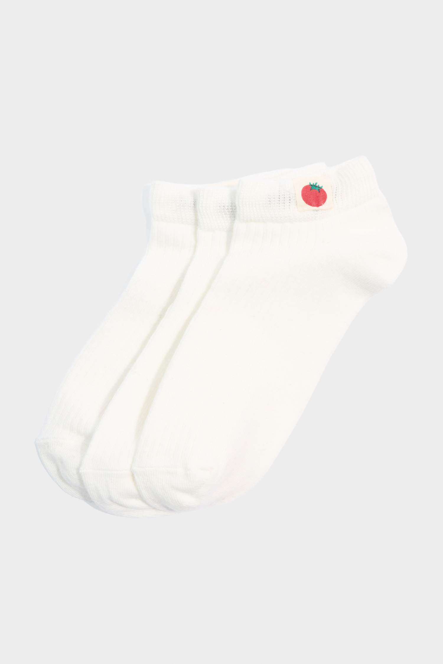 Lot de 3 paires de Chaussettes courtes en coton pour femme