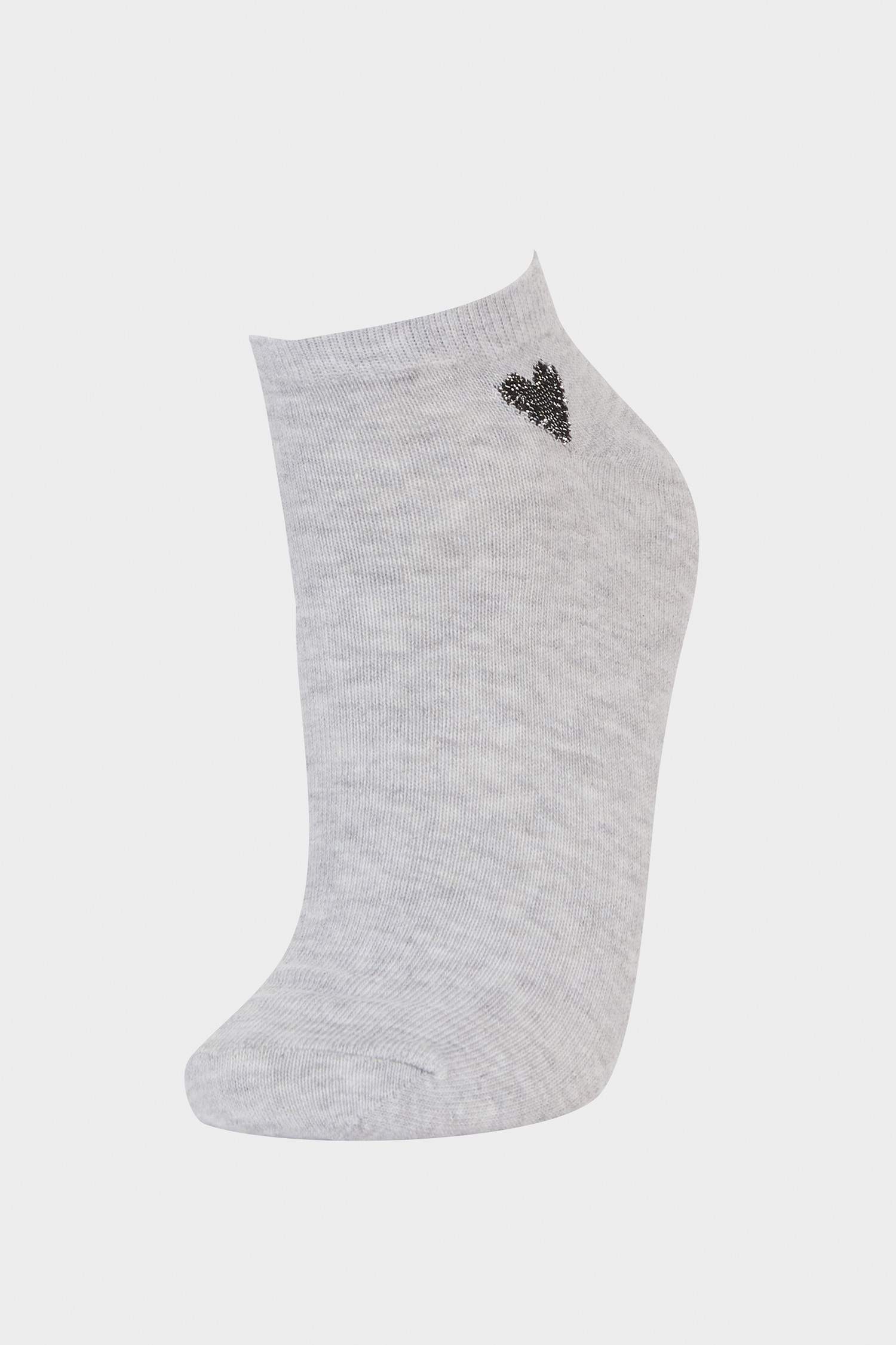 Lot de 5 paires de Chaussettes courtes en coton pour femme