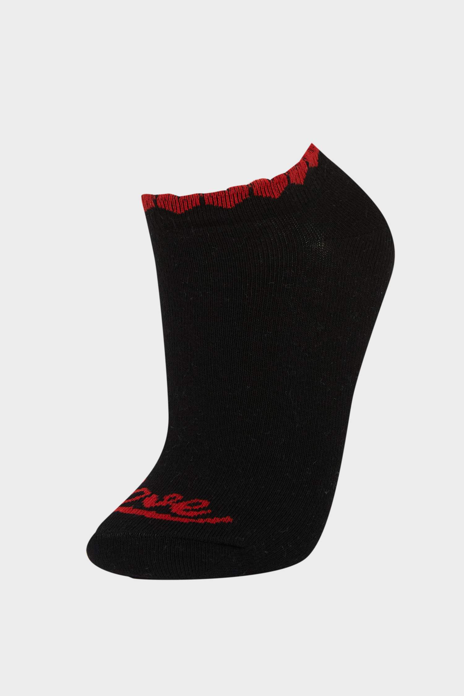 جوارب قصيرة نسائية من قطن - 5 قطع