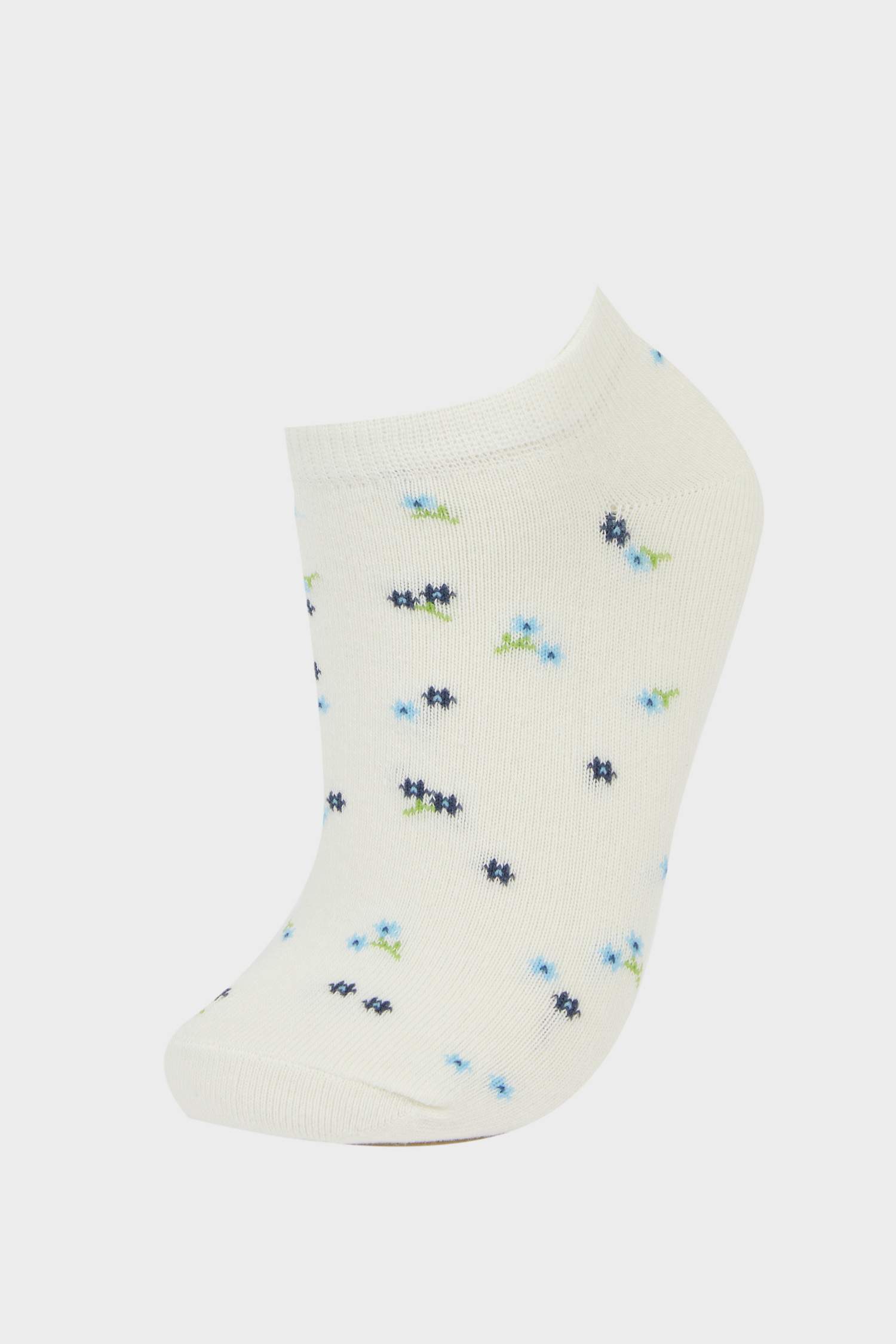 Kadın 7'li Pamuklu Patik Çorap