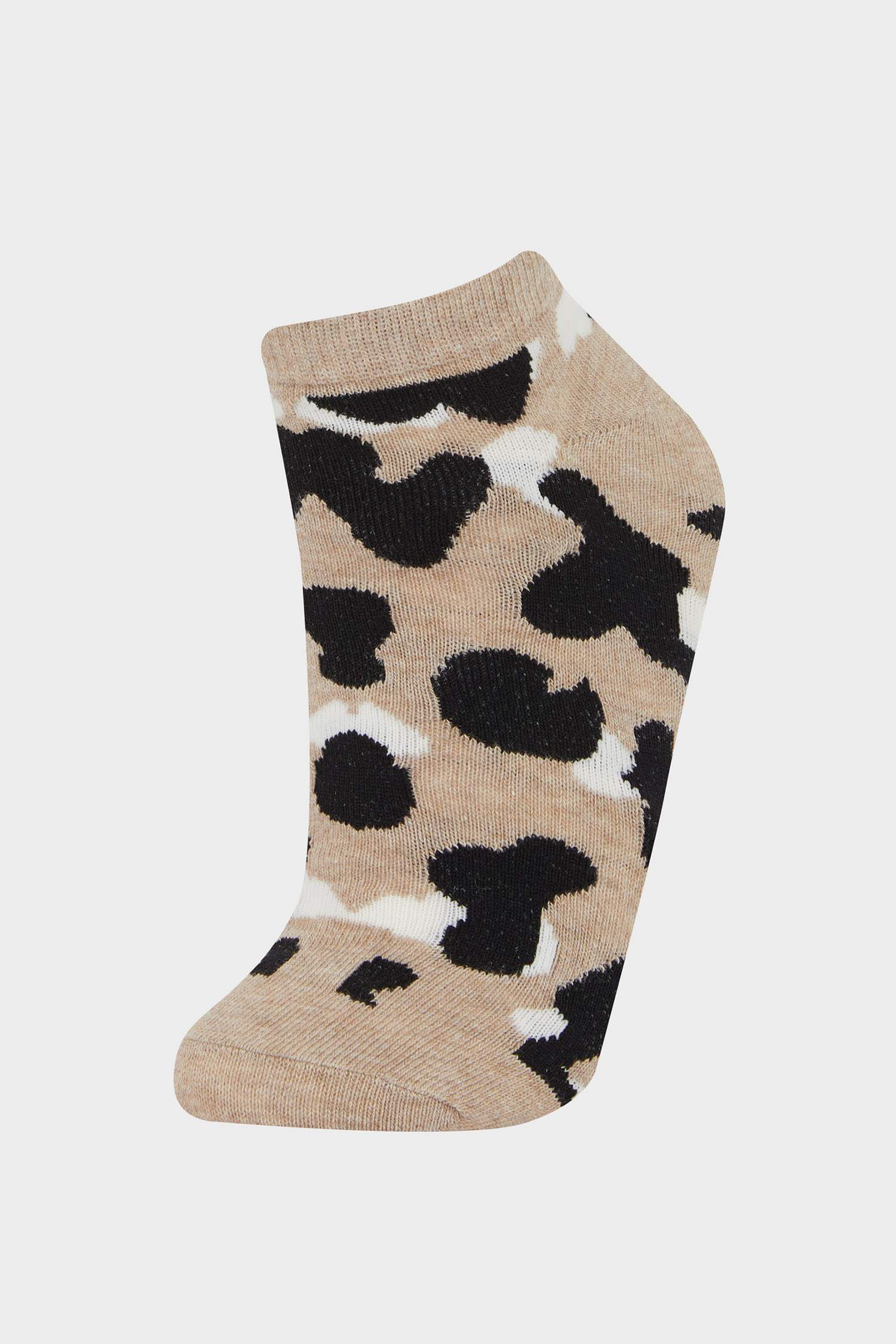 Kadın 5'li Pamuklu Patik Çorap