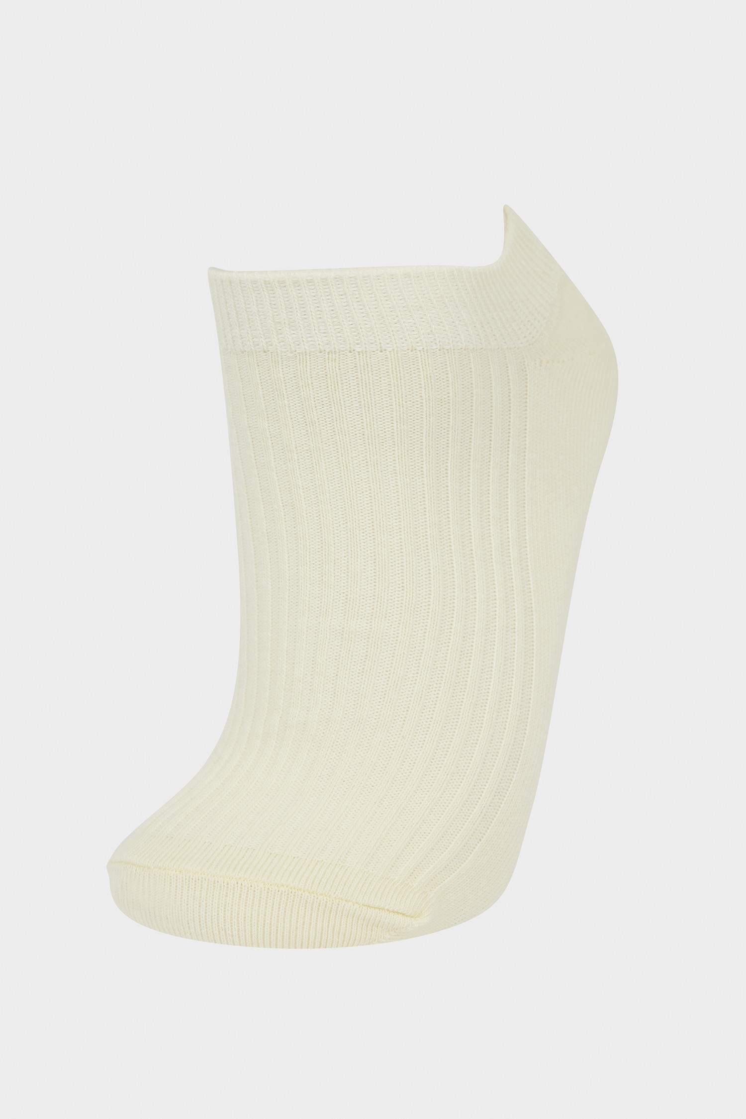 Kadın Rahat Lastikli 7'li Pamuklu Patik Çorap