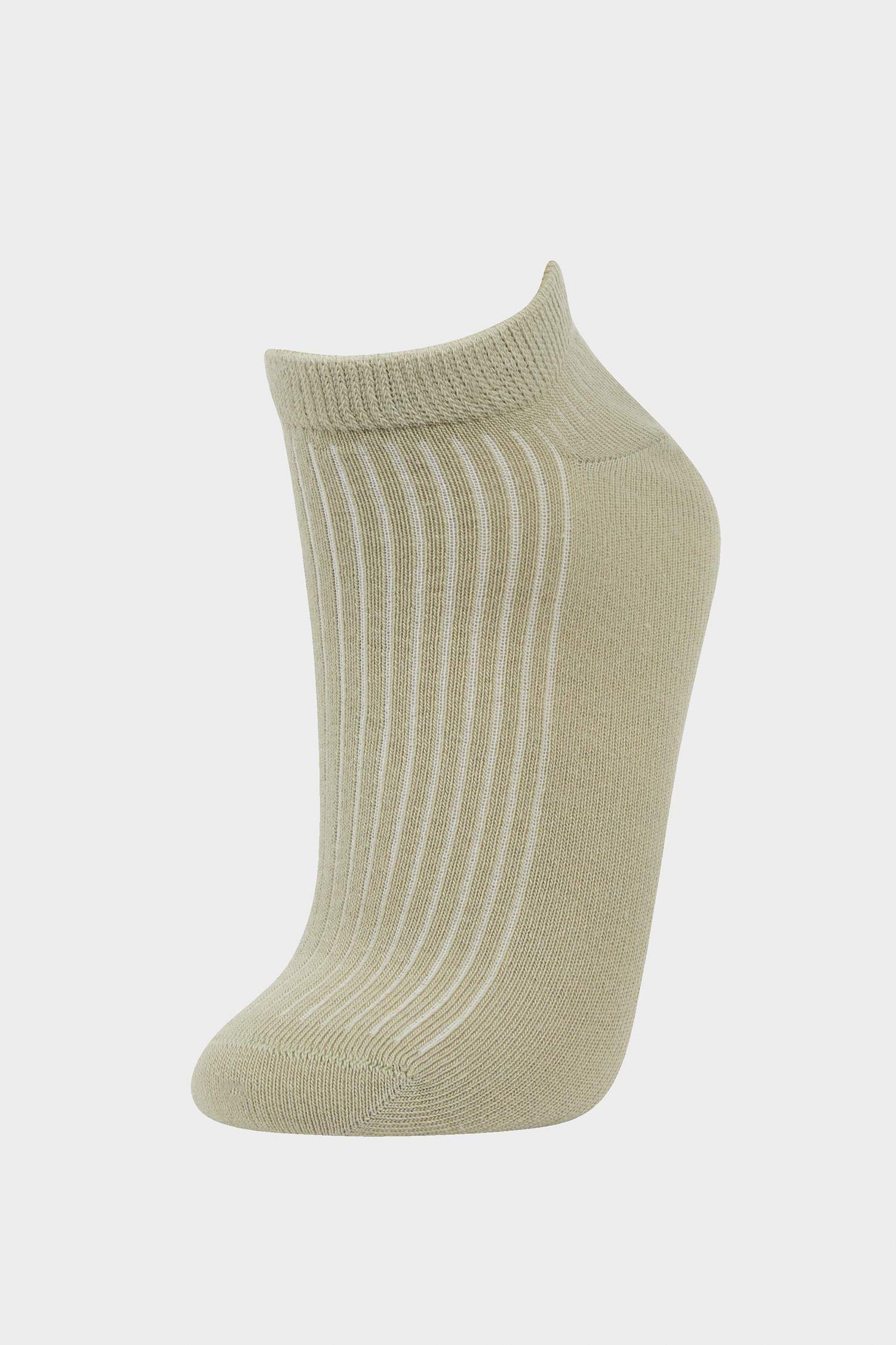 Kadın 7'li Pamuklu Patik Çorap