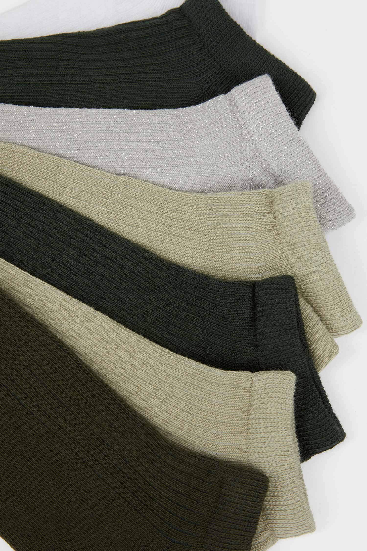 Kadın 7'li Pamuklu Patik Çorap