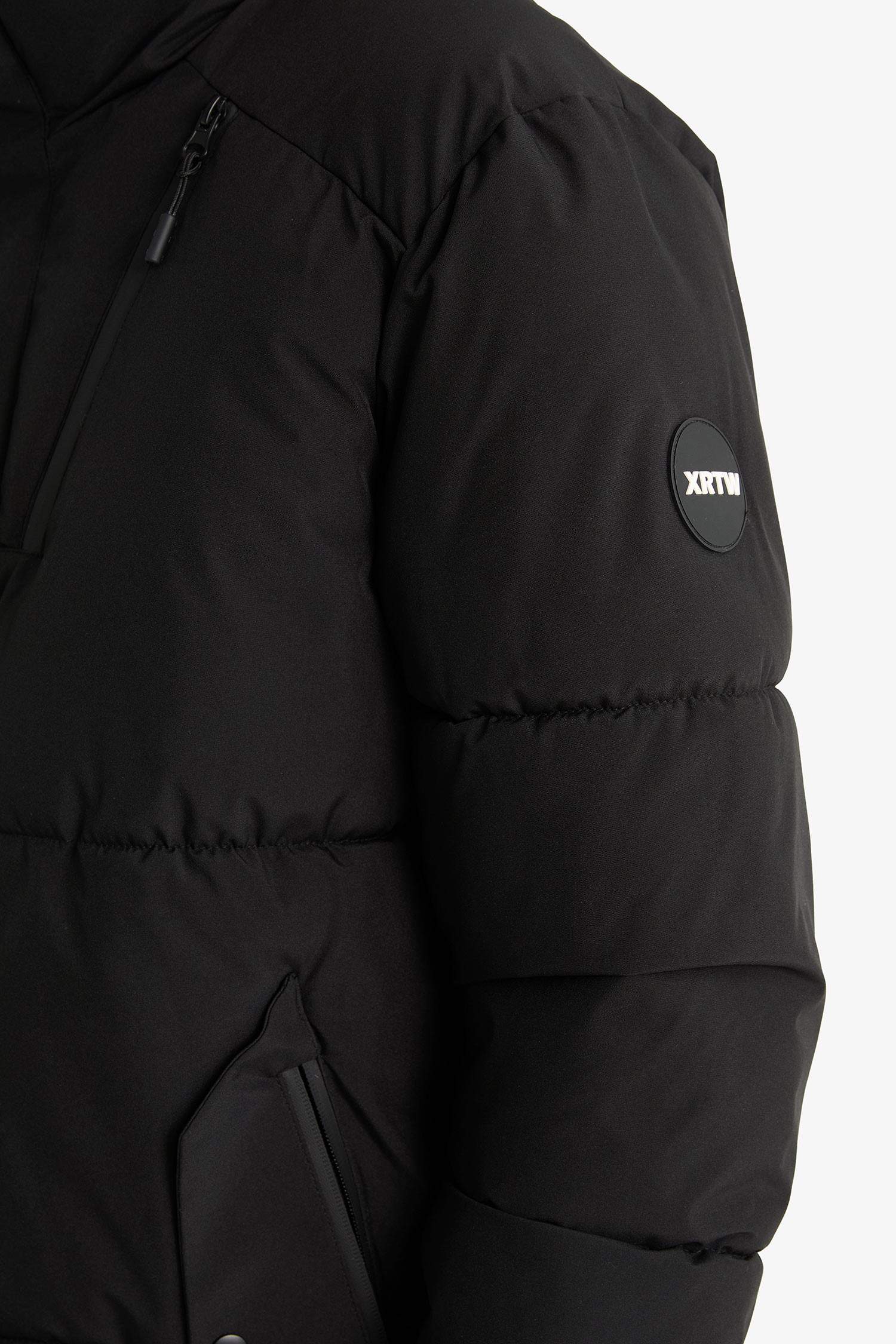 Su İtici Regular Fit Dik Yaka İç Cepli Fermuarlı Cepli Mont