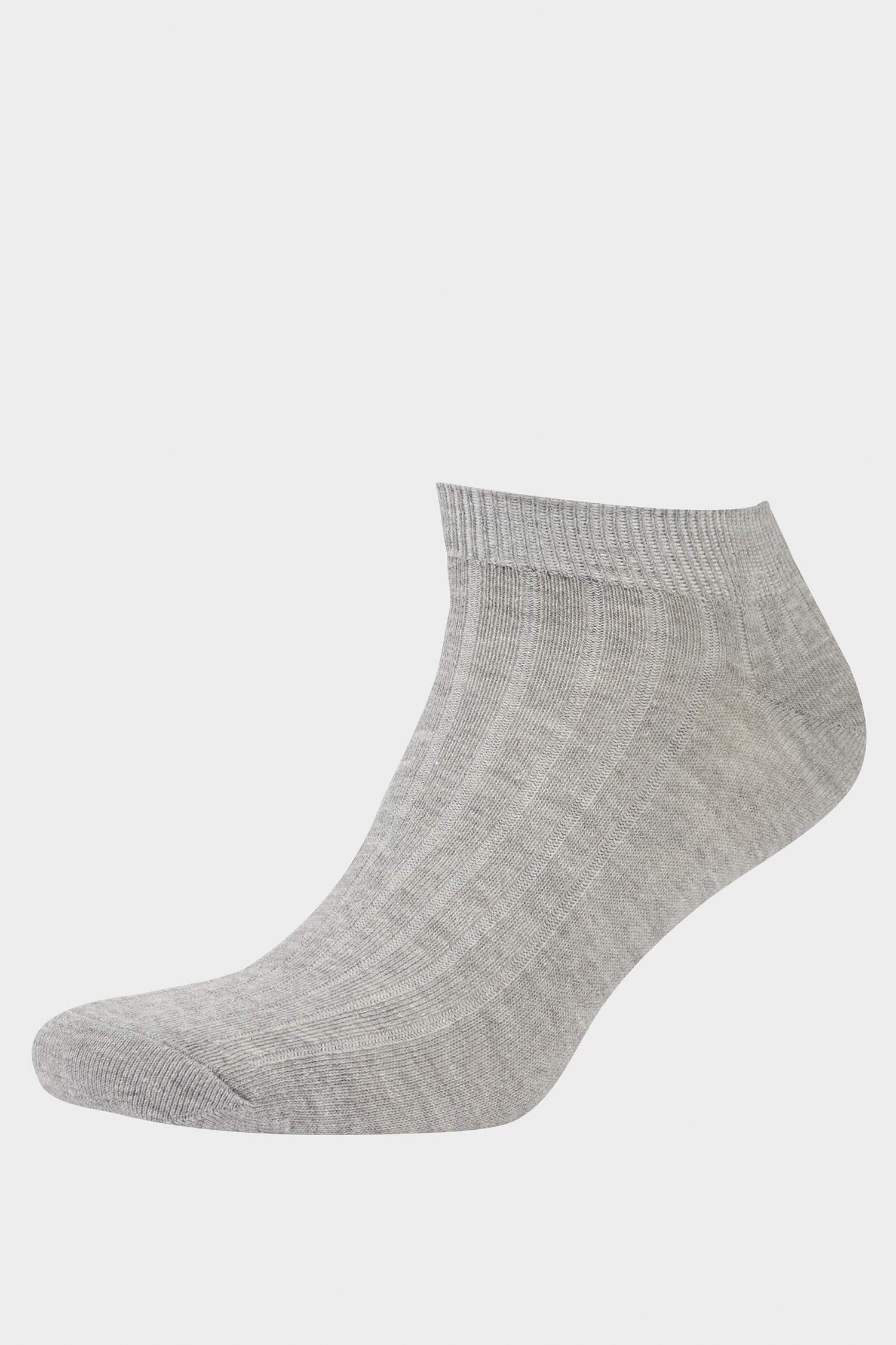 Erkek 5'li Pamuklu Patik Çorap