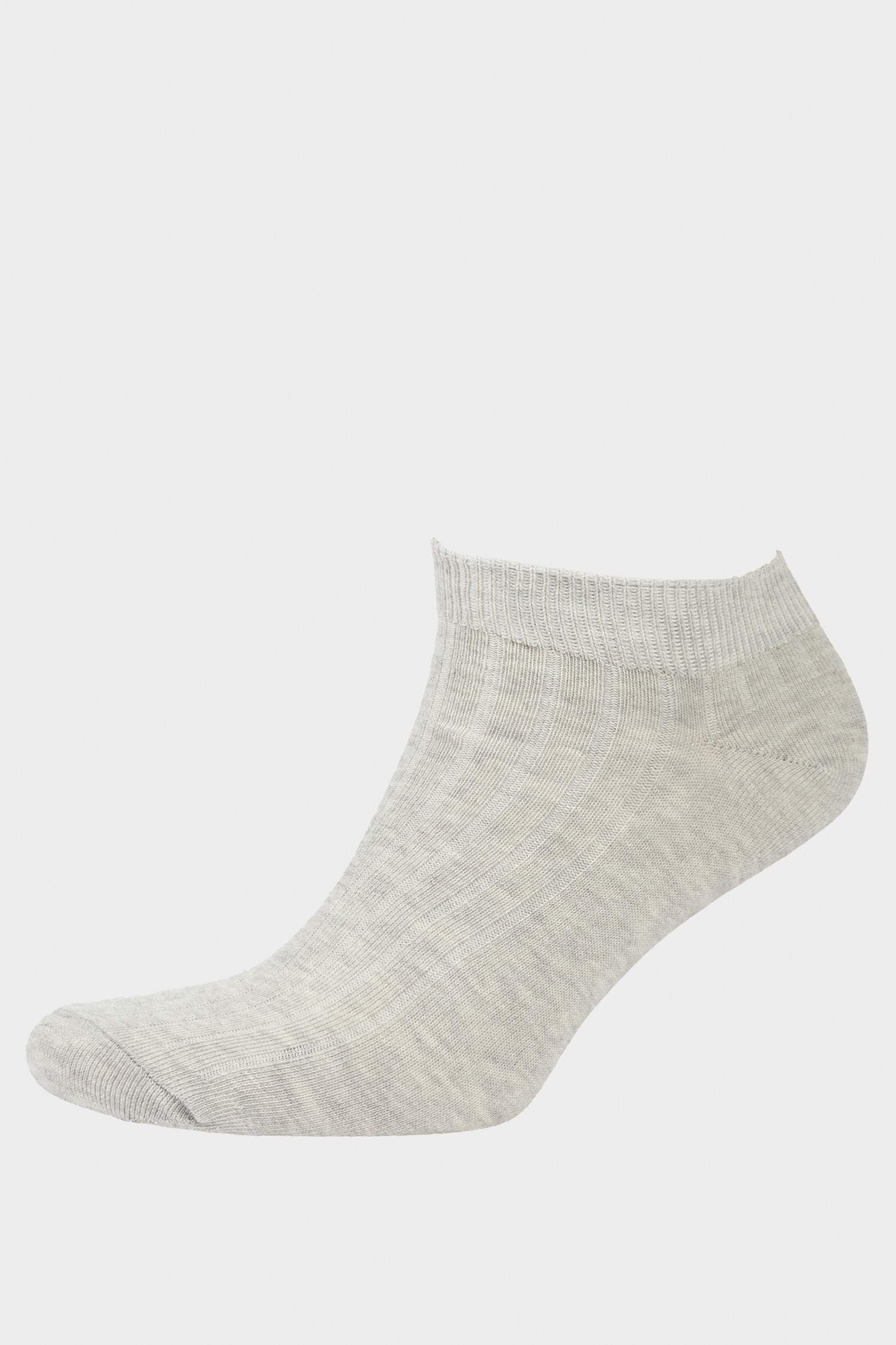 Erkek 5'li Pamuklu Patik Çorap