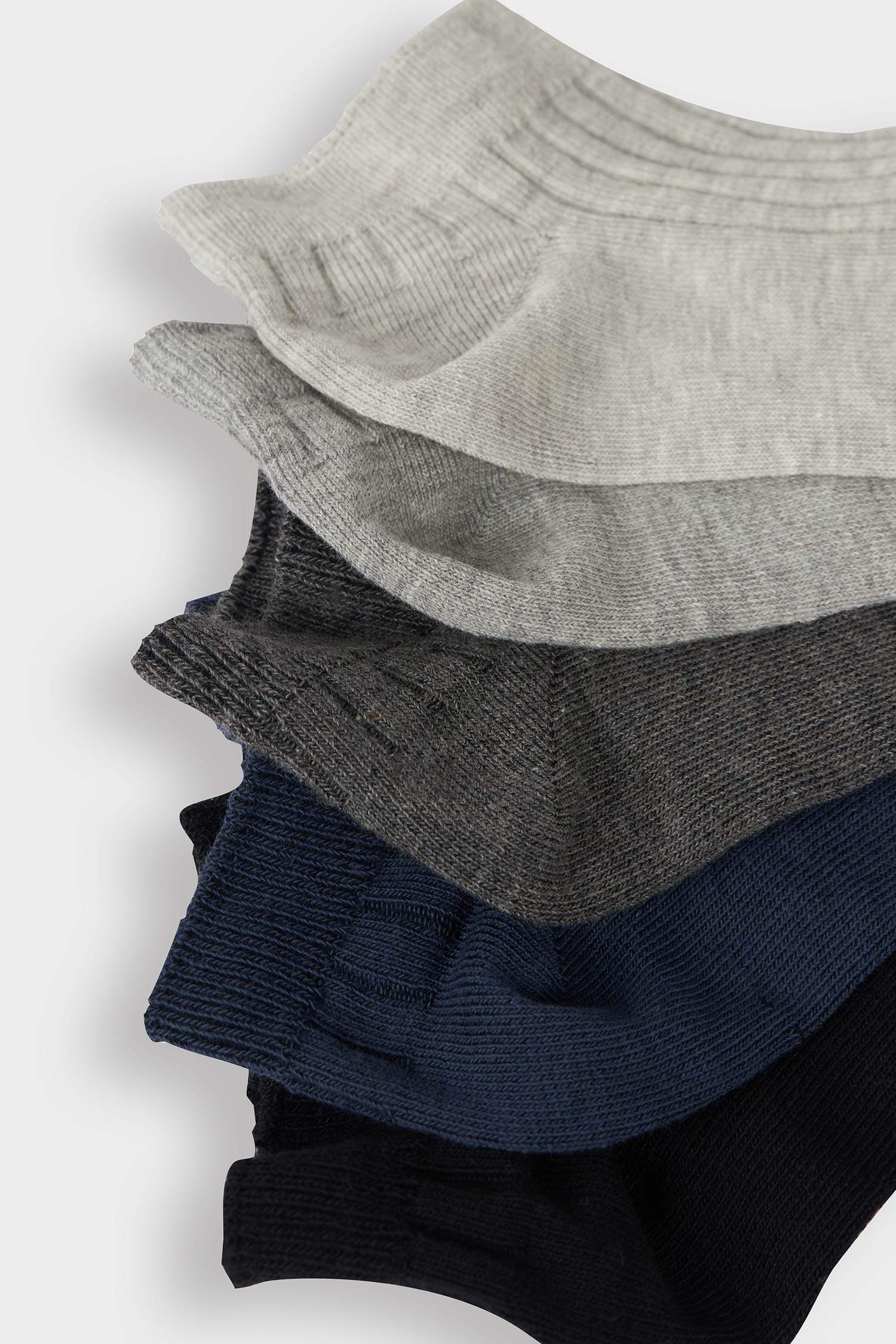 Erkek 5'li Pamuklu Patik Çorap