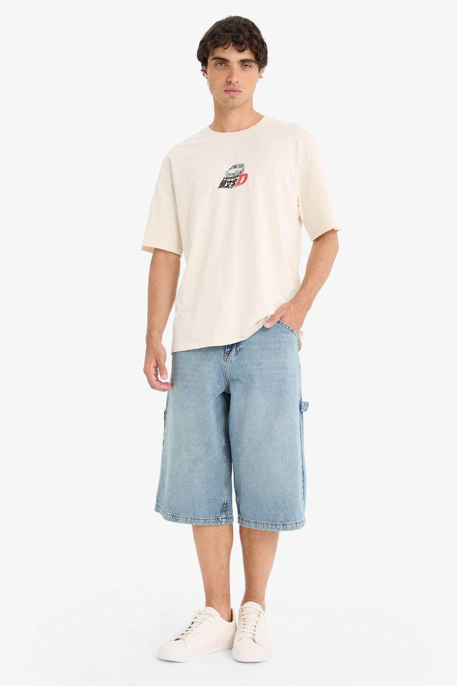 Denim Bermuda Shorts