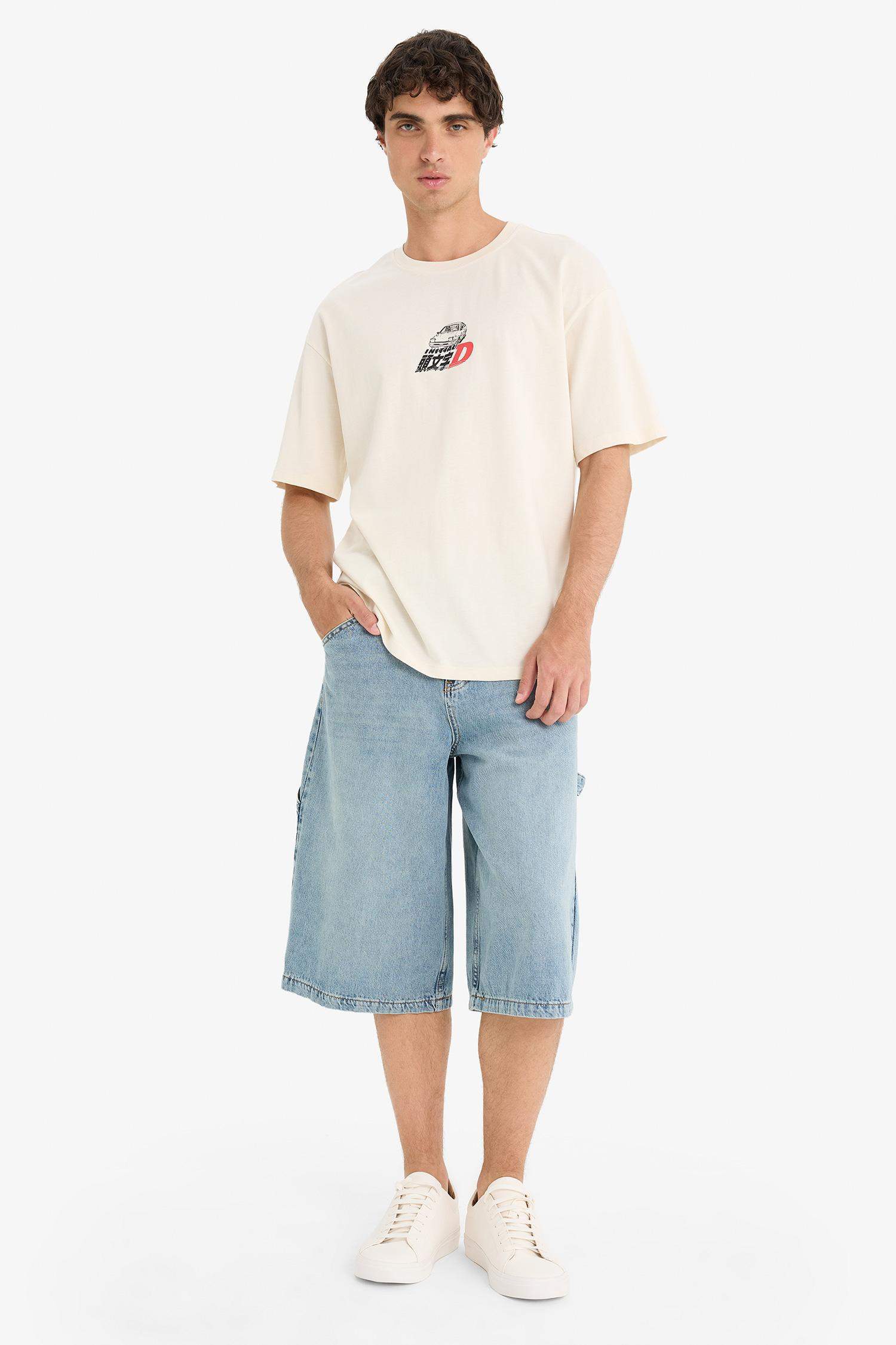 Denim Bermuda Shorts