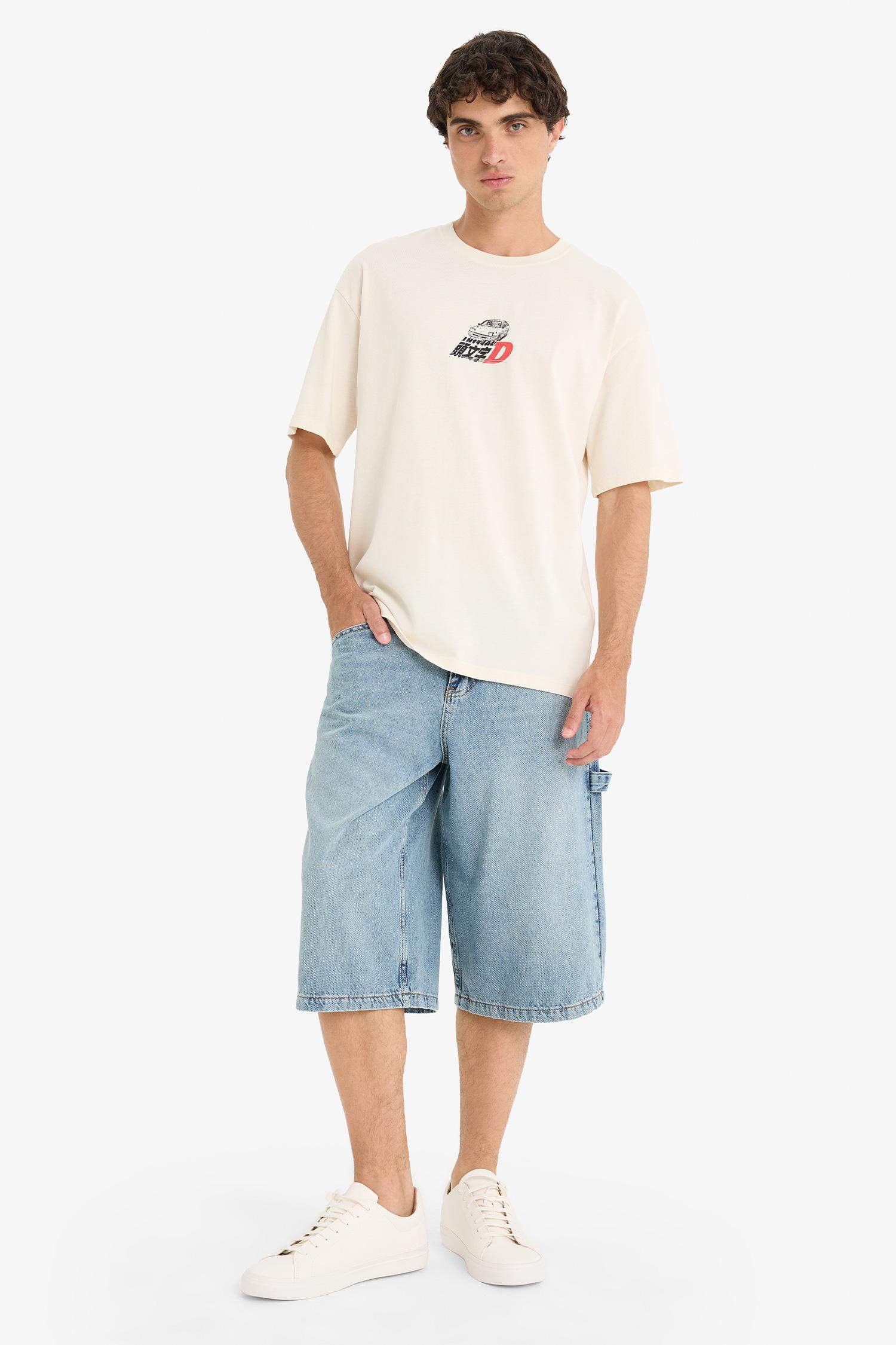Denim Bermuda Shorts