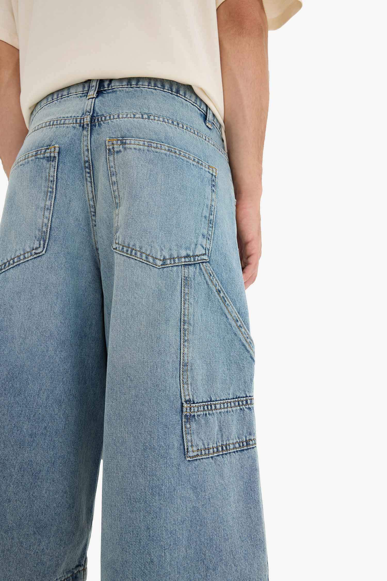 Denim Bermuda Shorts