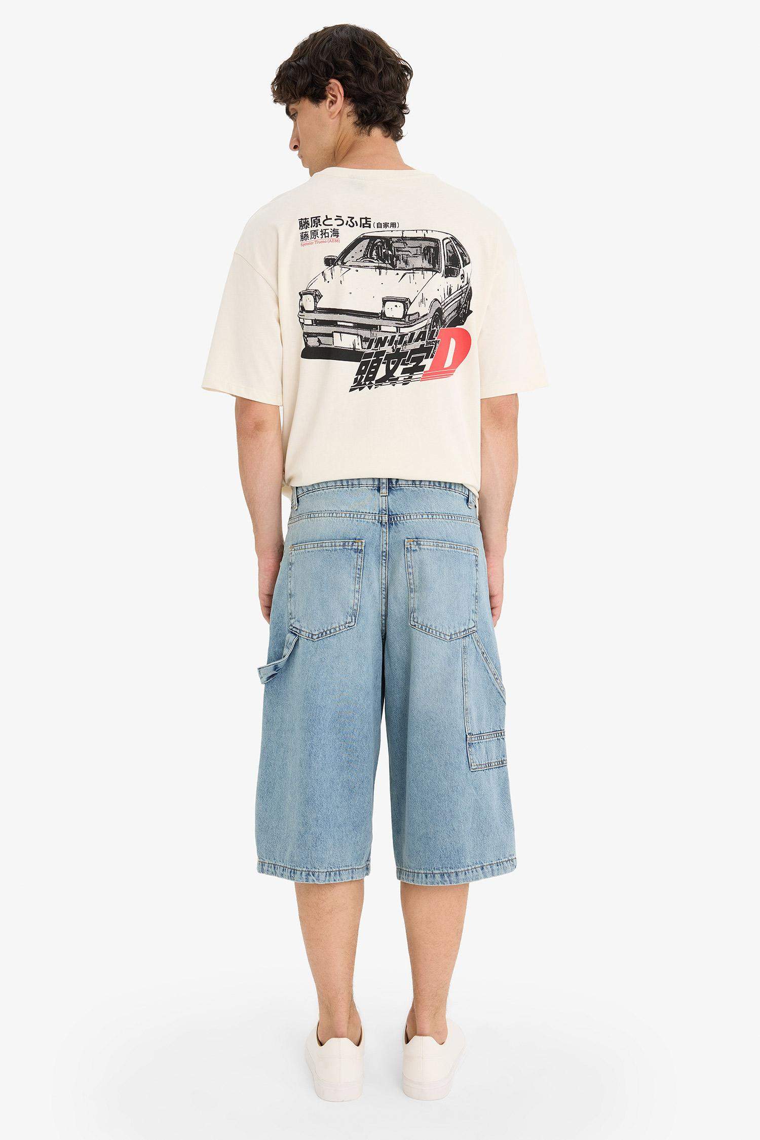 Denim Bermuda Shorts