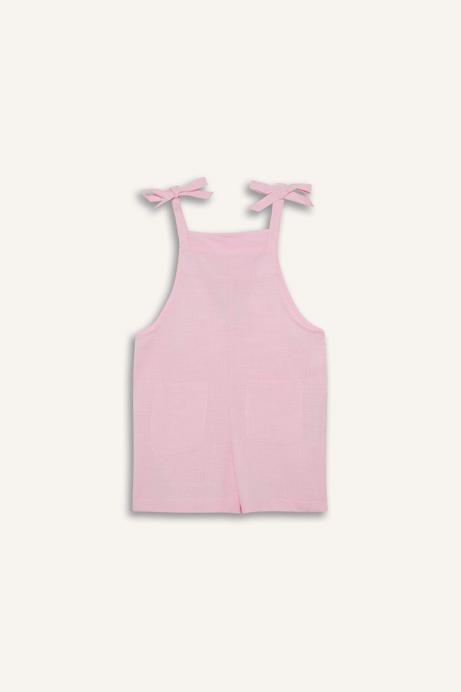 Girl Viscose Suspender Jumpsuit