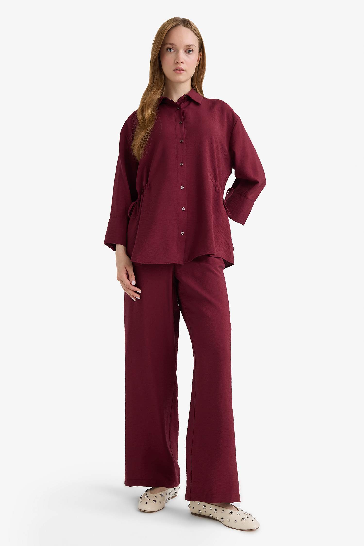 Straight Fit Cep Detaylı Düz Paça Pantolon