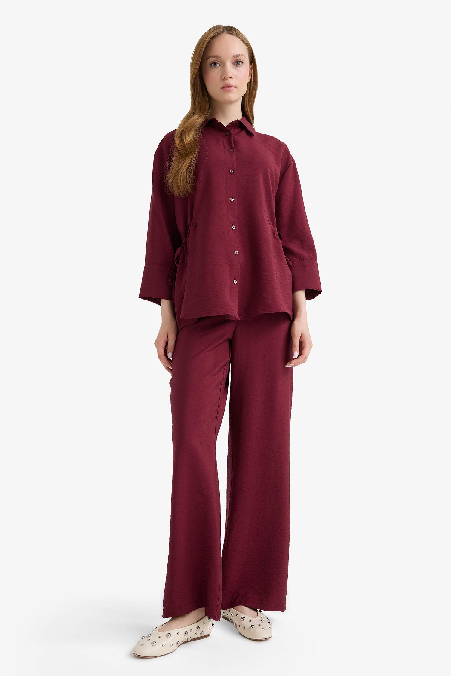 Straight Fit Cep Detaylı Düz Paça Pantolon