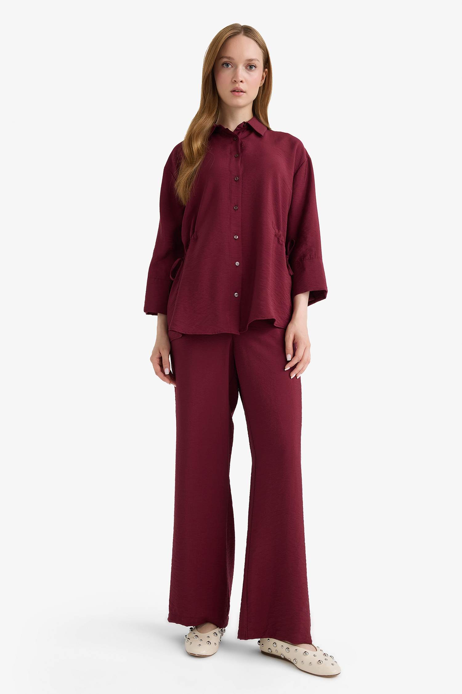 Straight Fit Cep Detaylı Düz Paça Pantolon