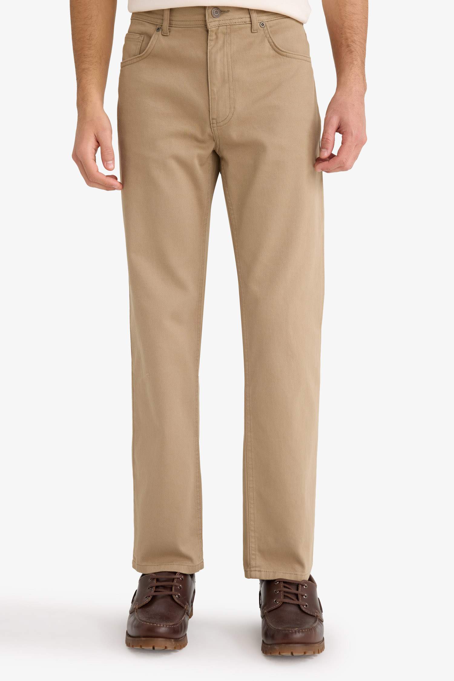Straight Leg Chino Trousers