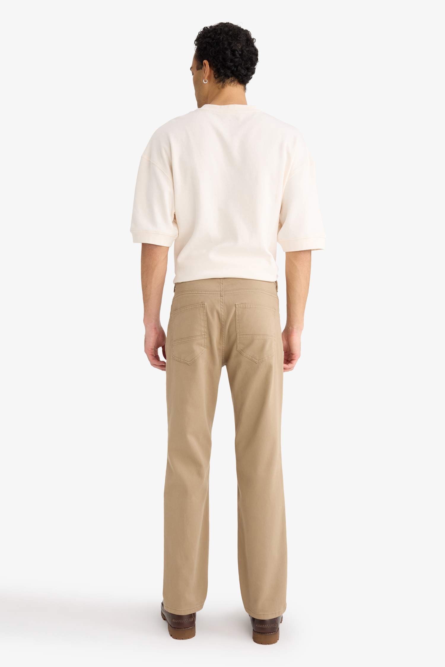 Straight Leg Chino Trousers