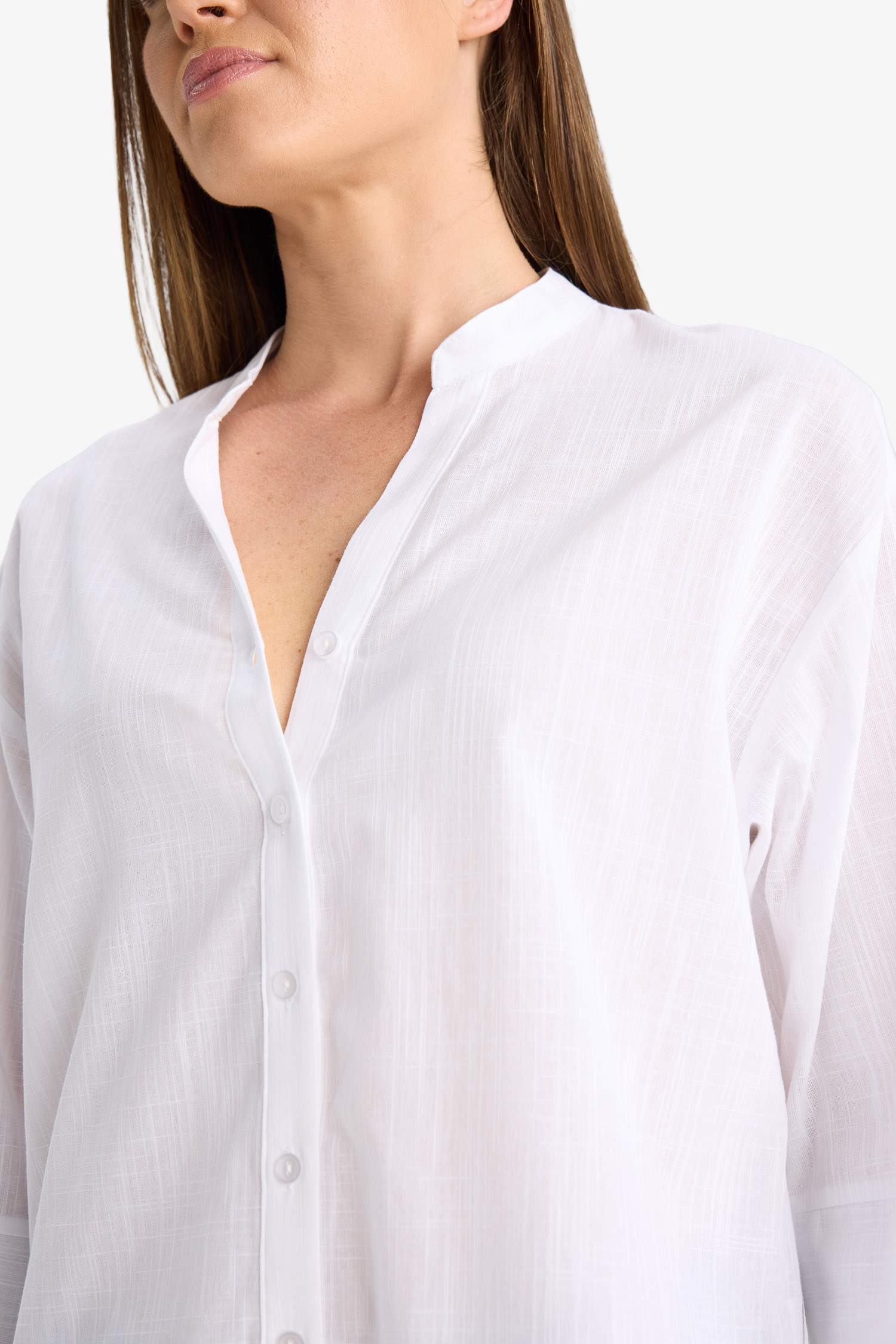 Regular Fit Cotton Half Sleeve White Shirt