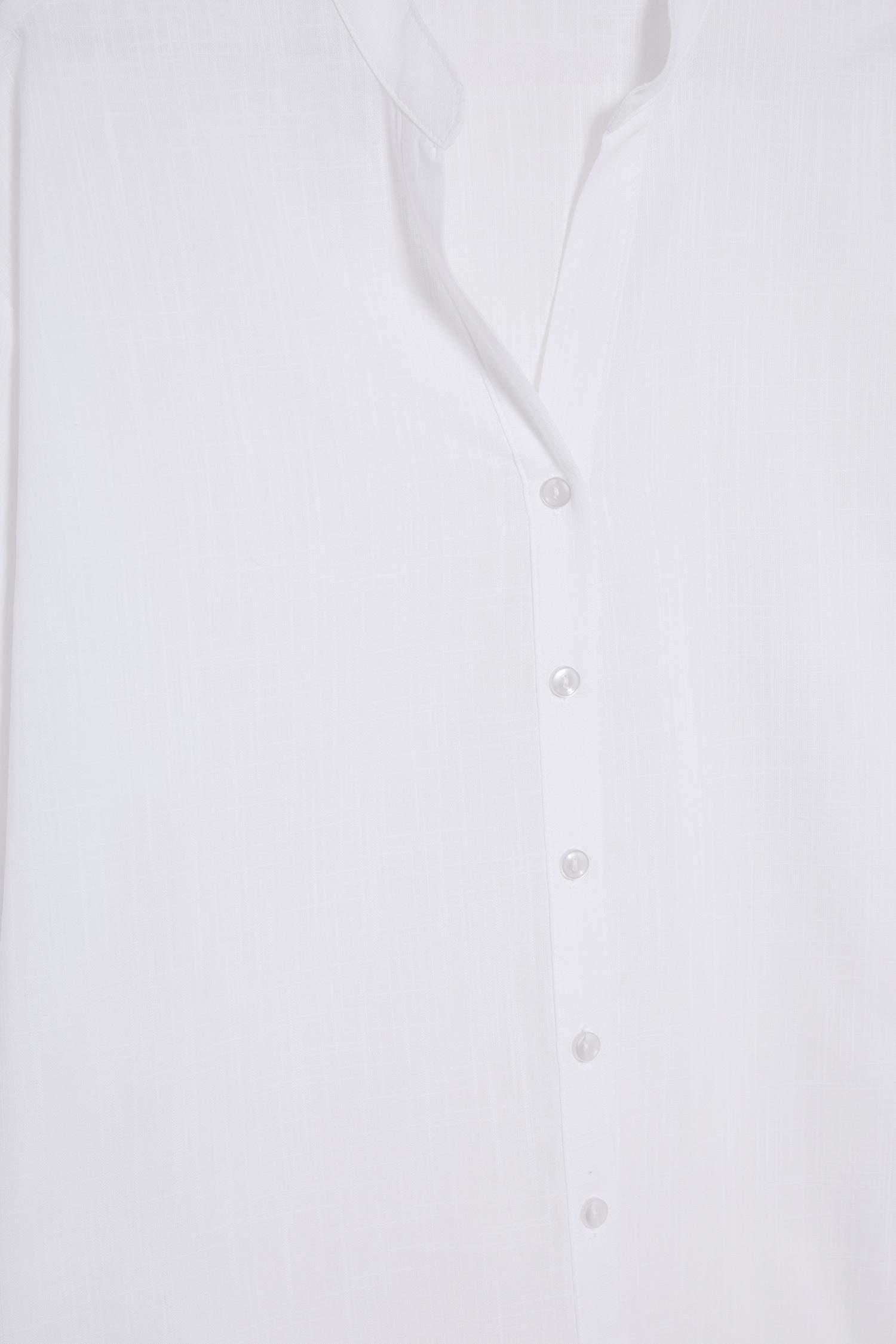 Regular Fit Cotton Half Sleeve White Shirt