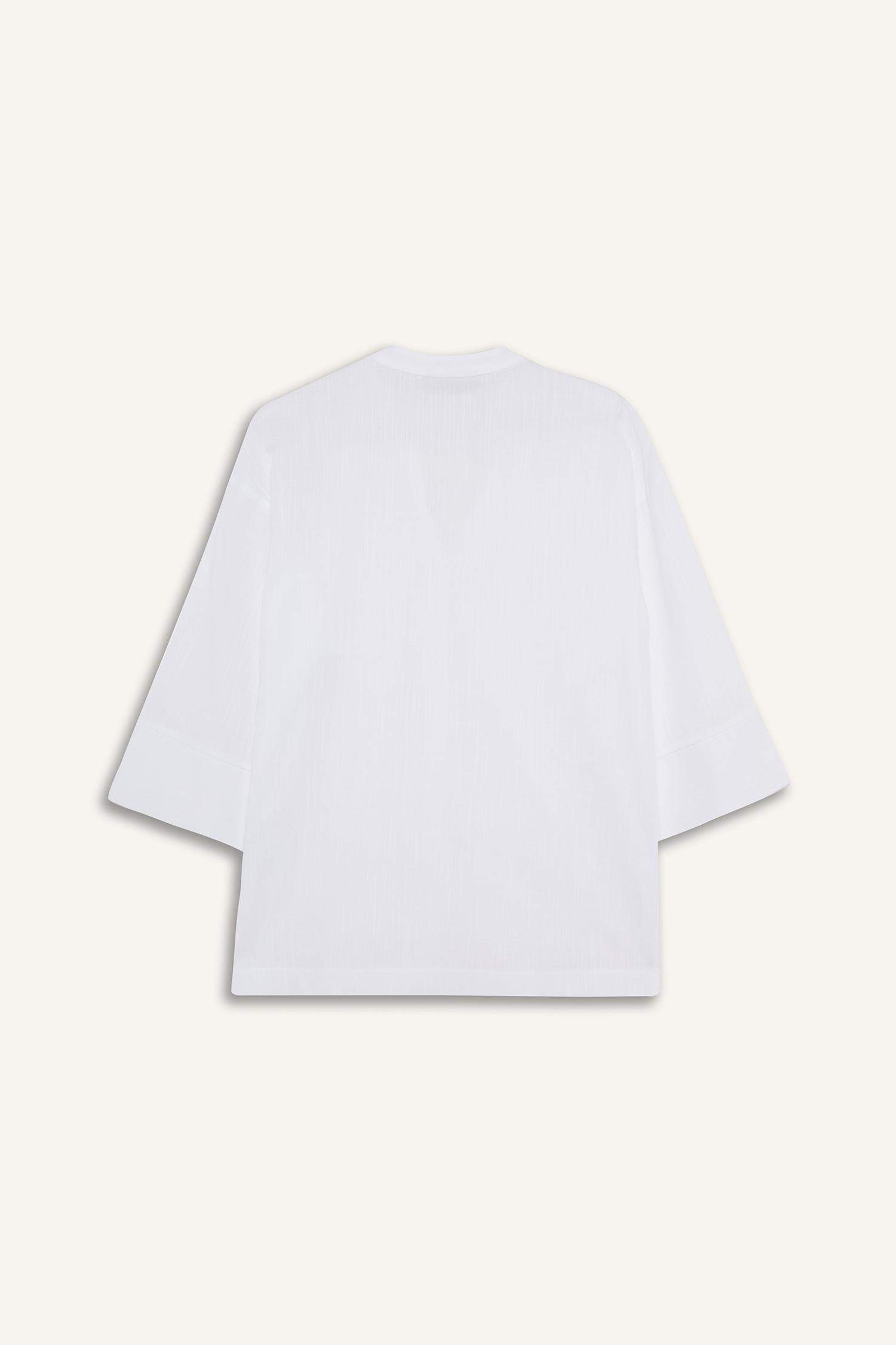 Regular Fit Cotton Half Sleeve White Shirt