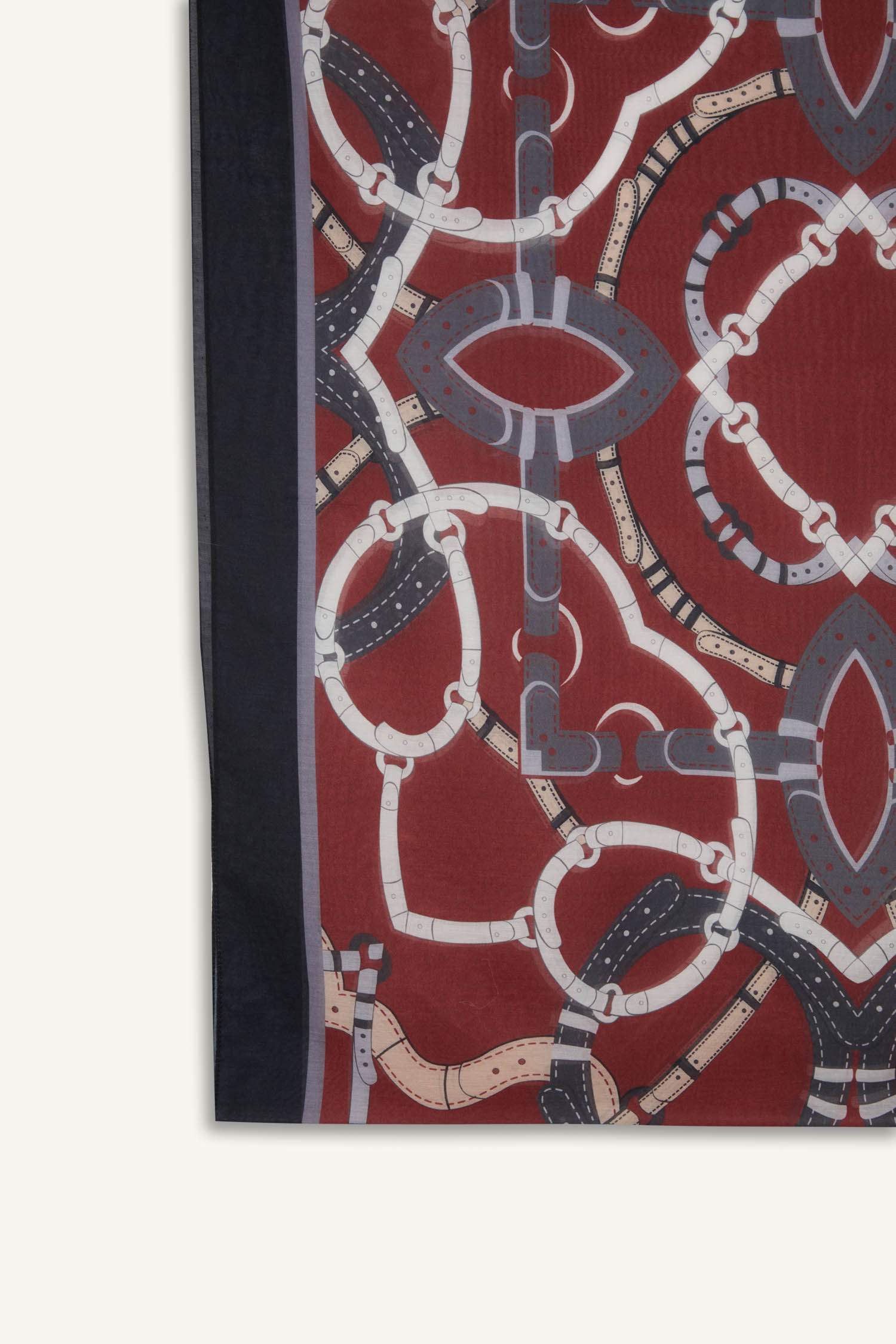 Kadın Desenli Tesettür Şal