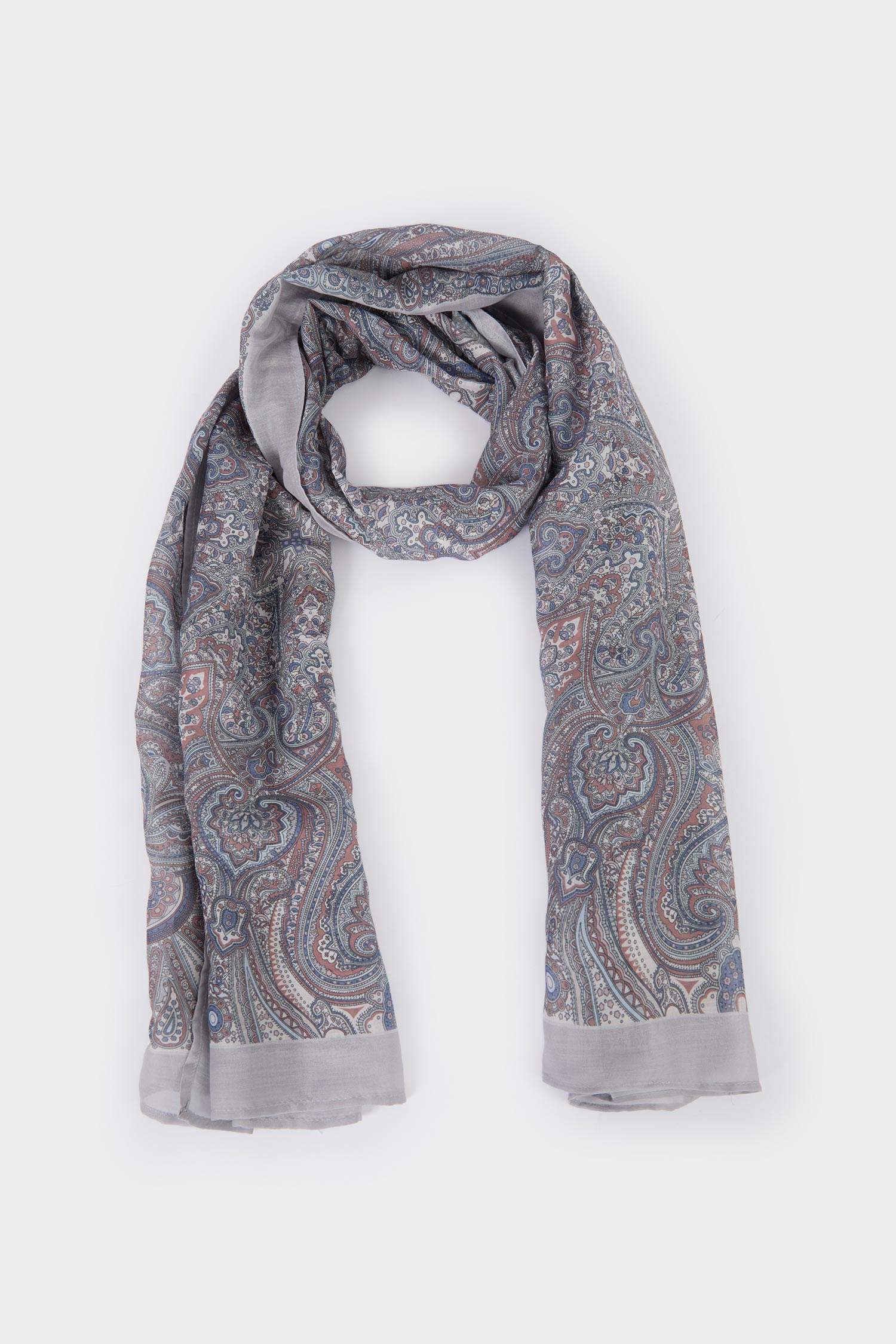 Kadın Desenli Vual Tesettür Şal