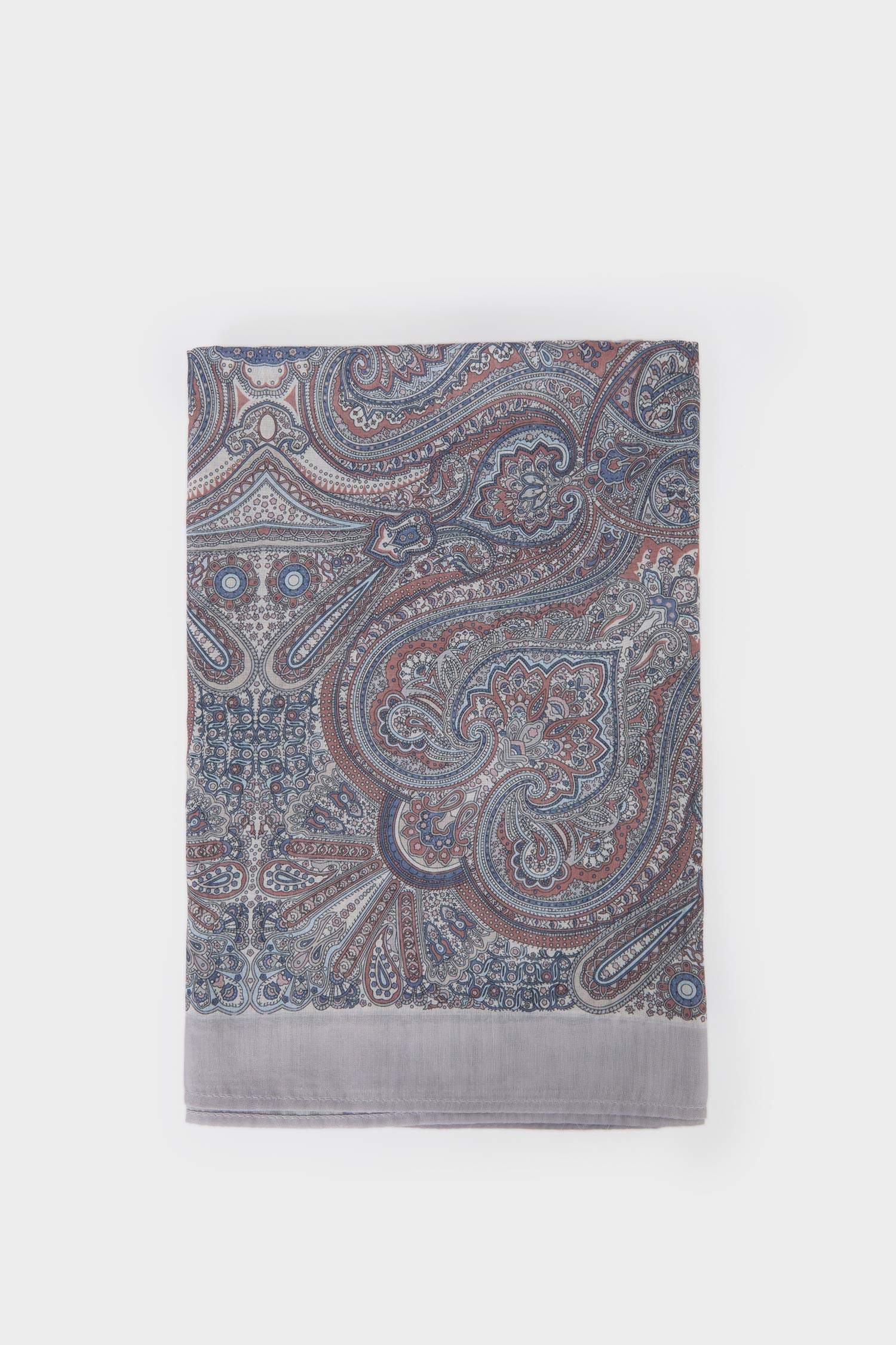 Kadın Desenli Vual Tesettür Şal