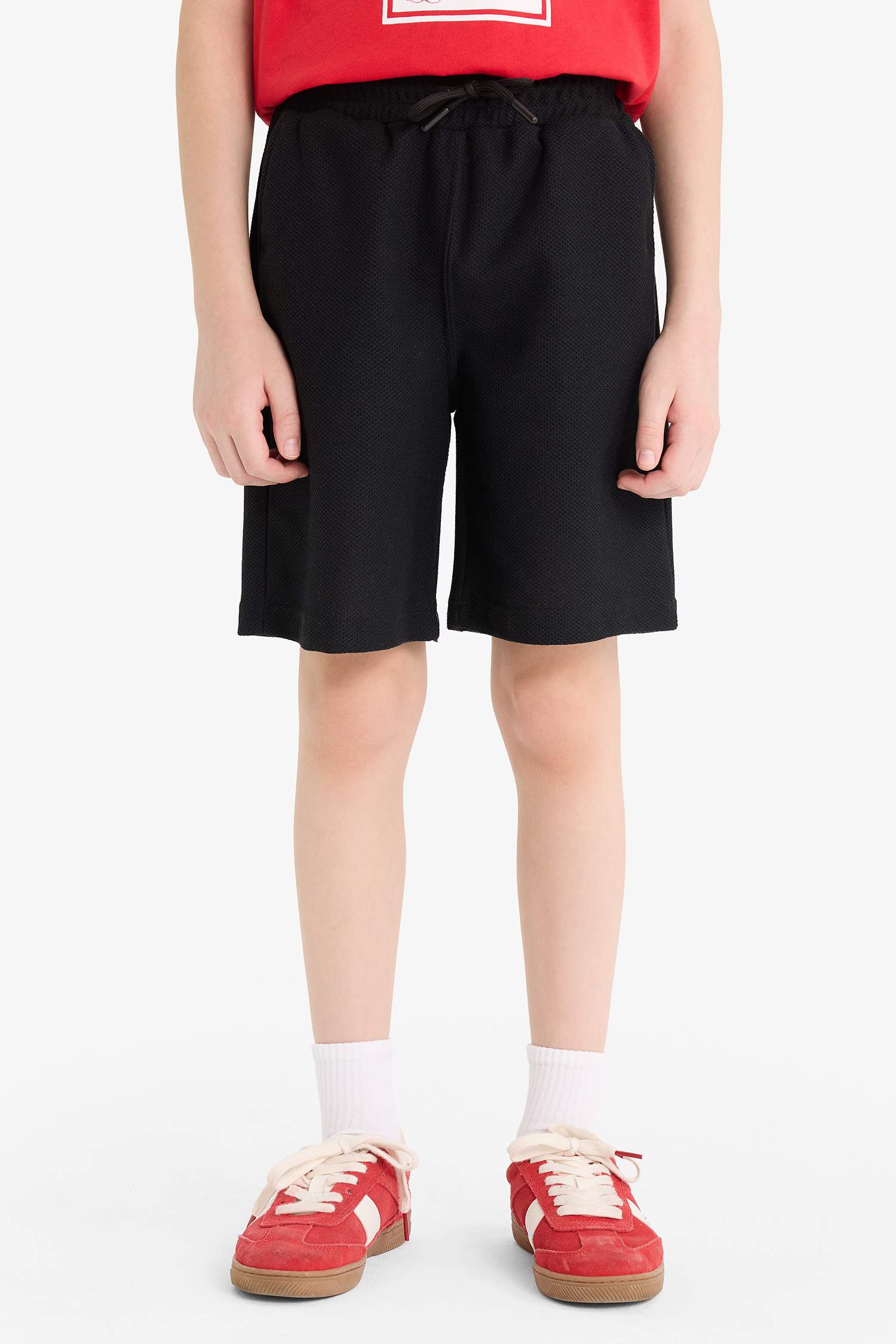 Erkek Çocuk 2'li Takım Baskılı Atlet Beli Lastikli Şort