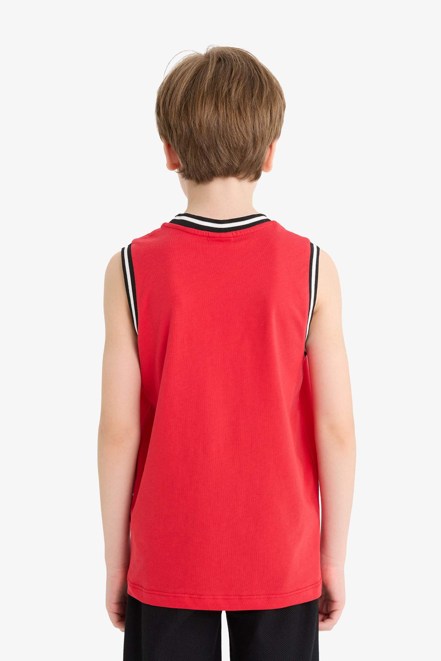 Erkek Çocuk 2'li Takım Baskılı Atlet Beli Lastikli Şort