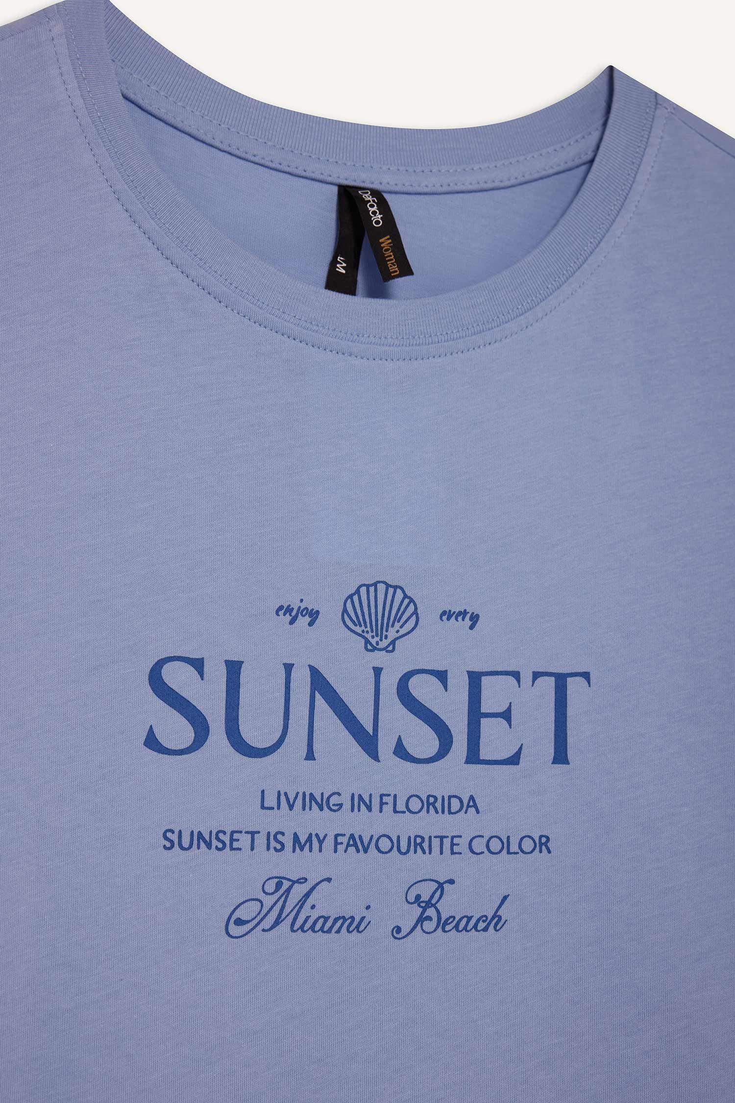 تيشيرت نص ردن قصة عادية ممشط